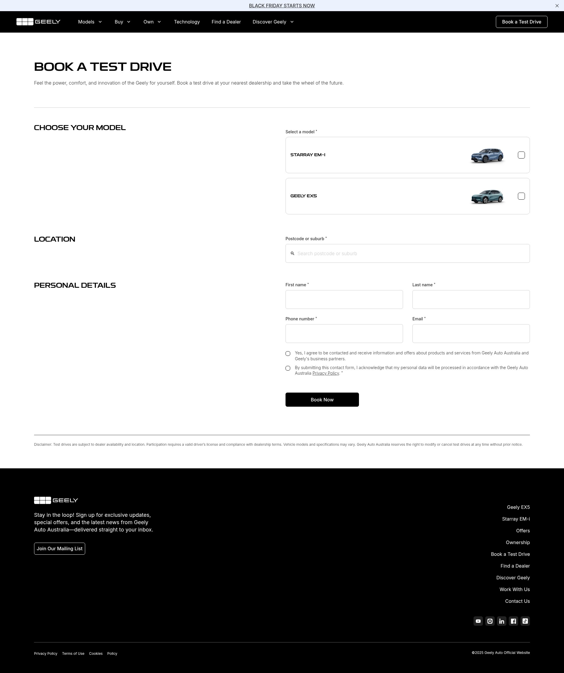 Landing Page
