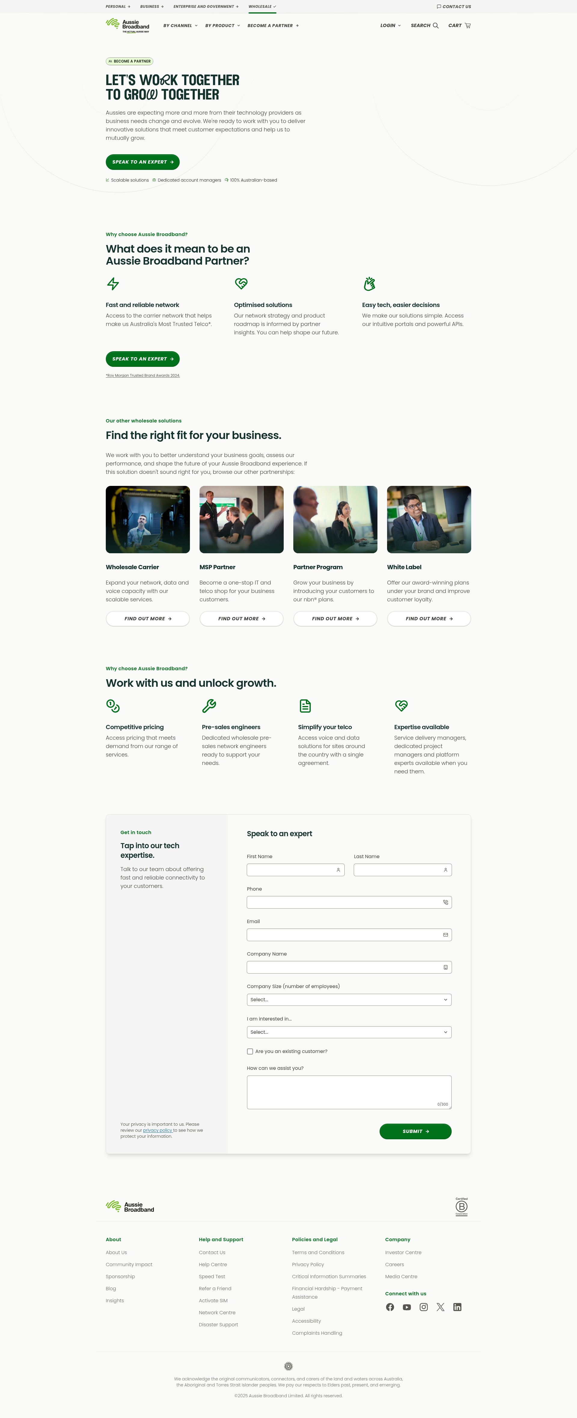 Landing Page