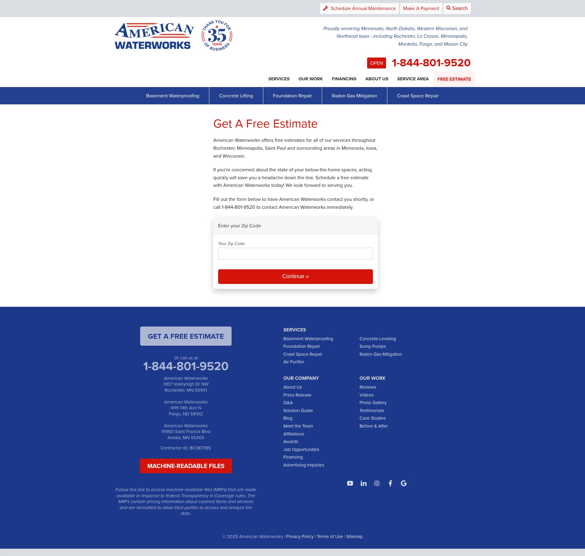 Landing Page