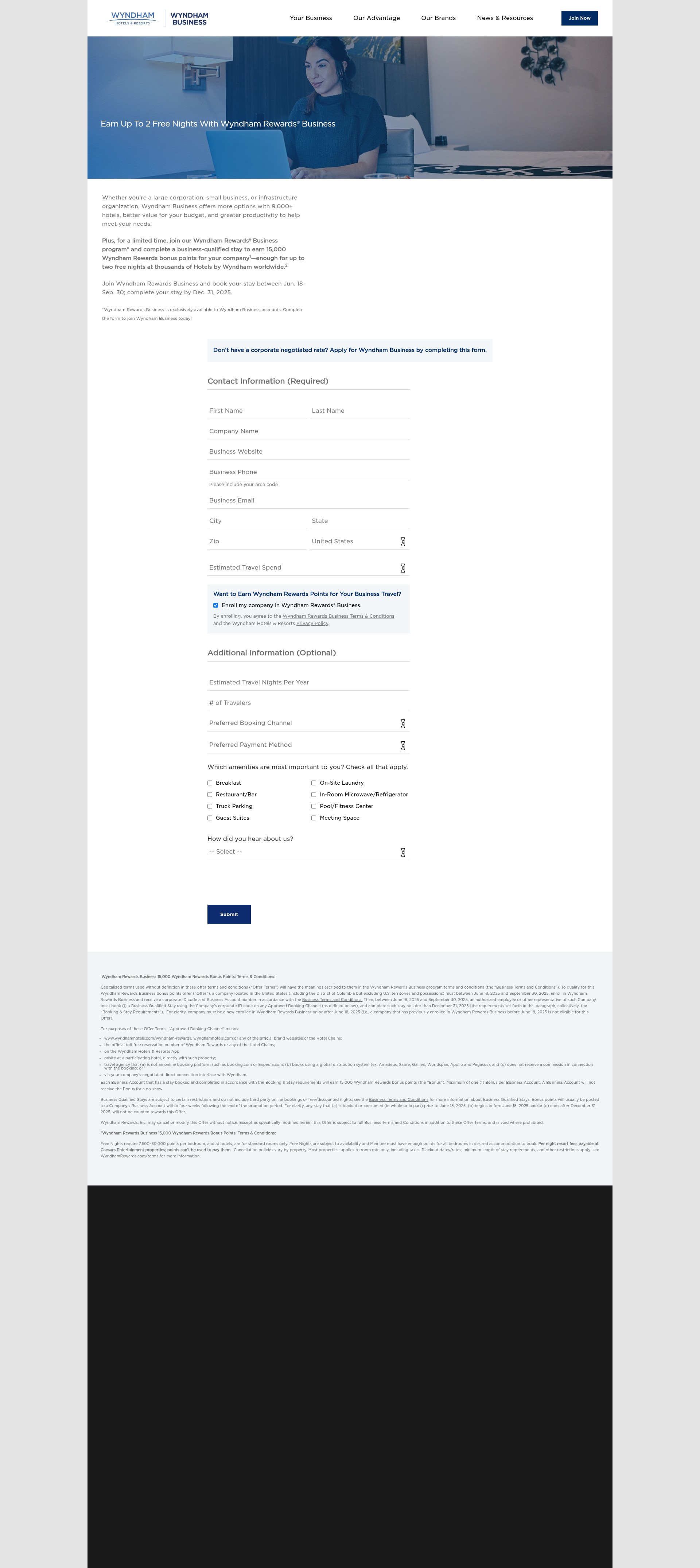 Landing Page