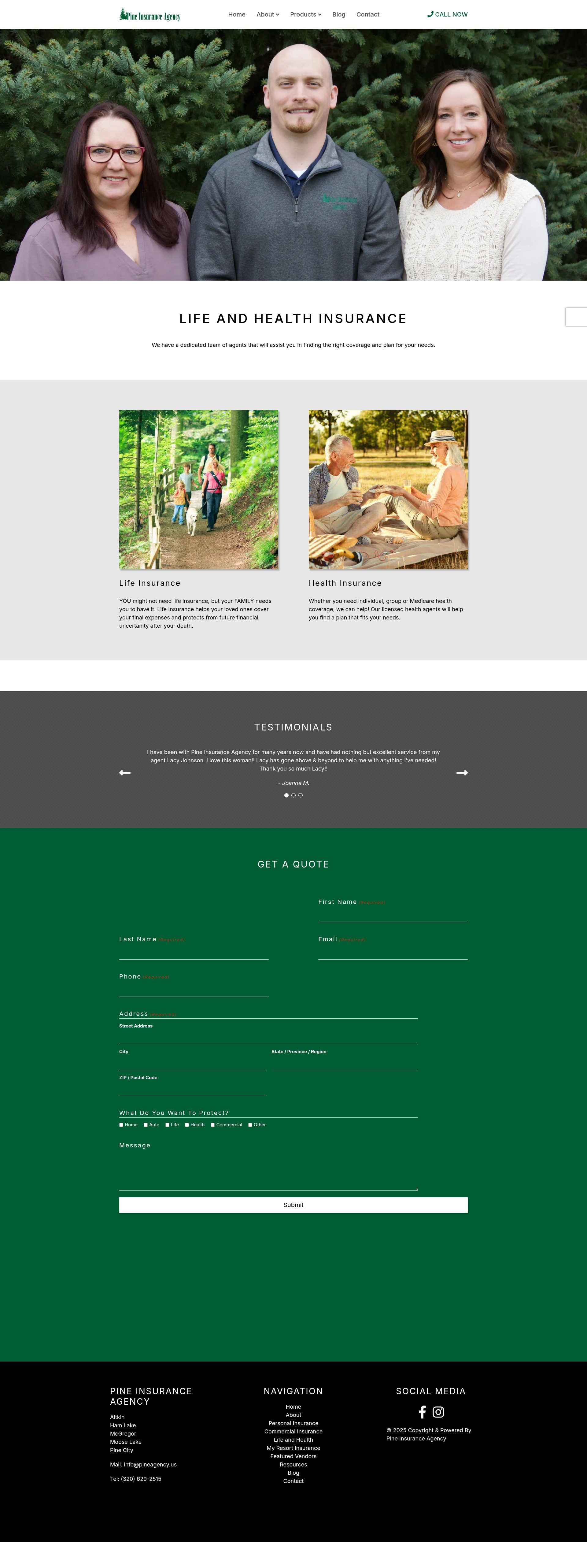 Landing Page