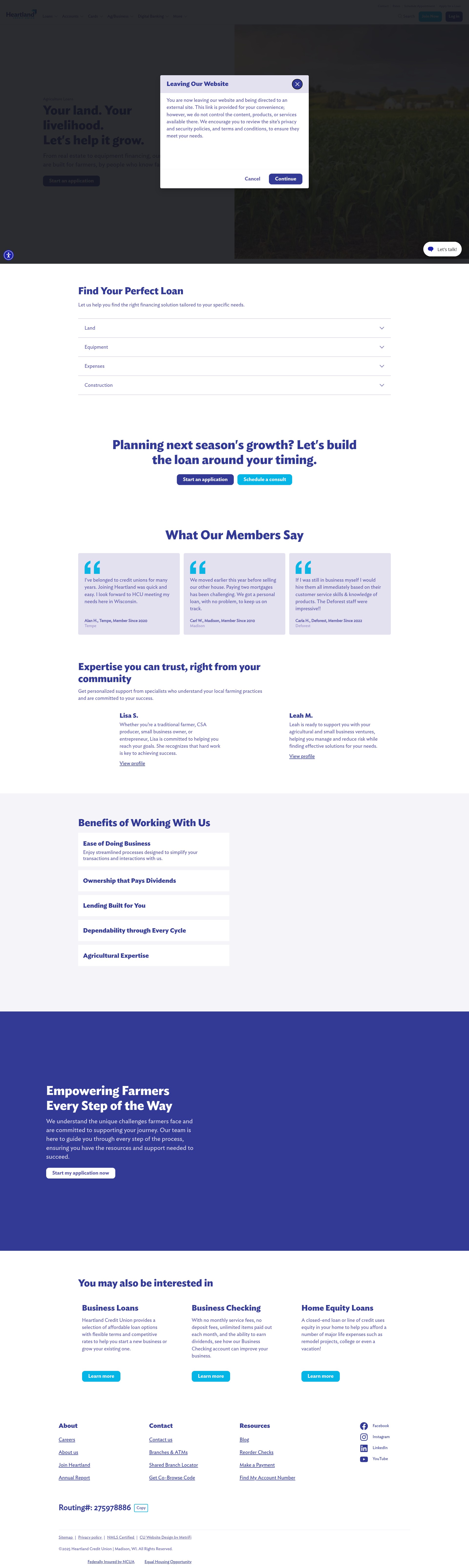 Landing Page