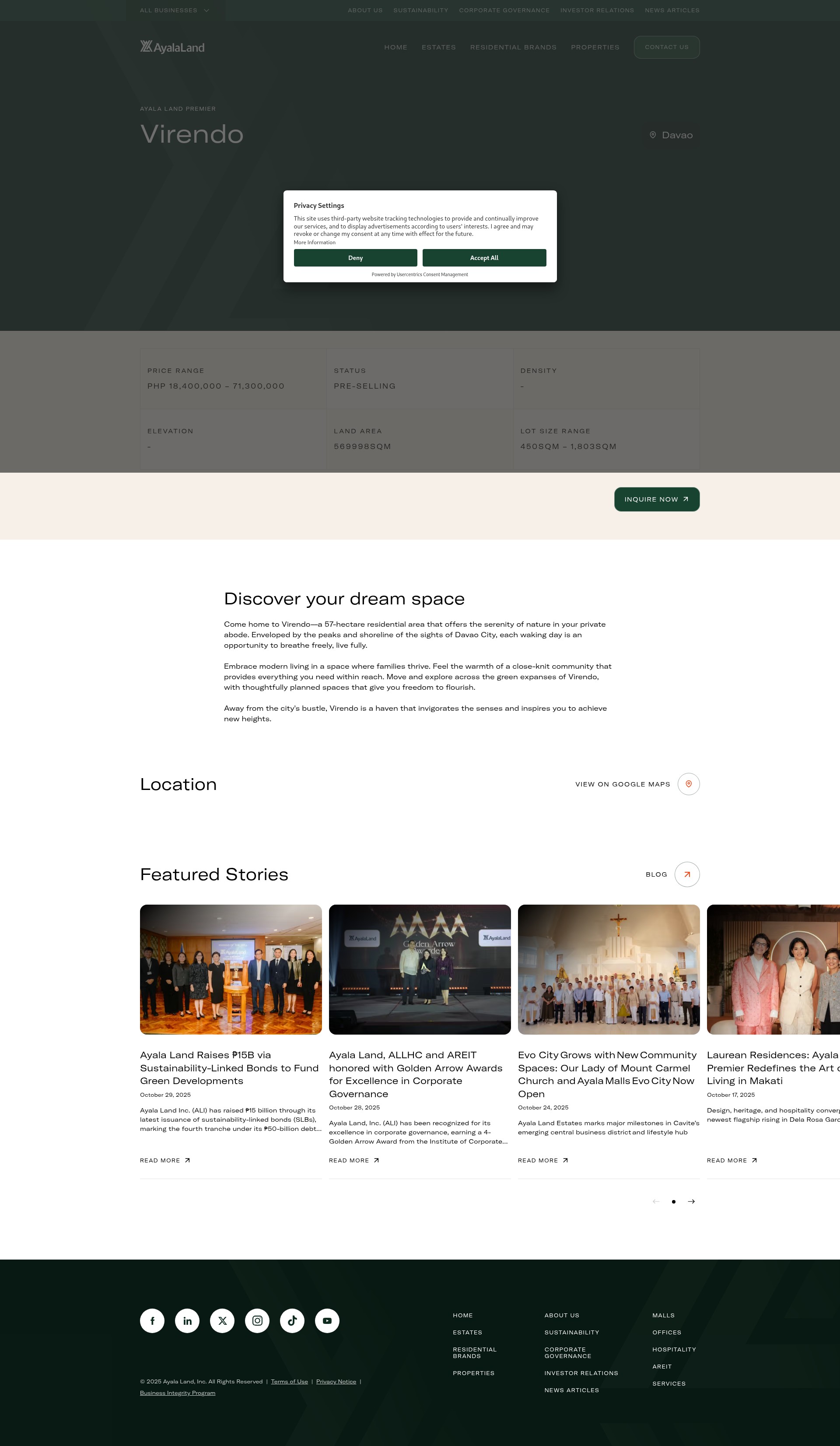 Landing Page