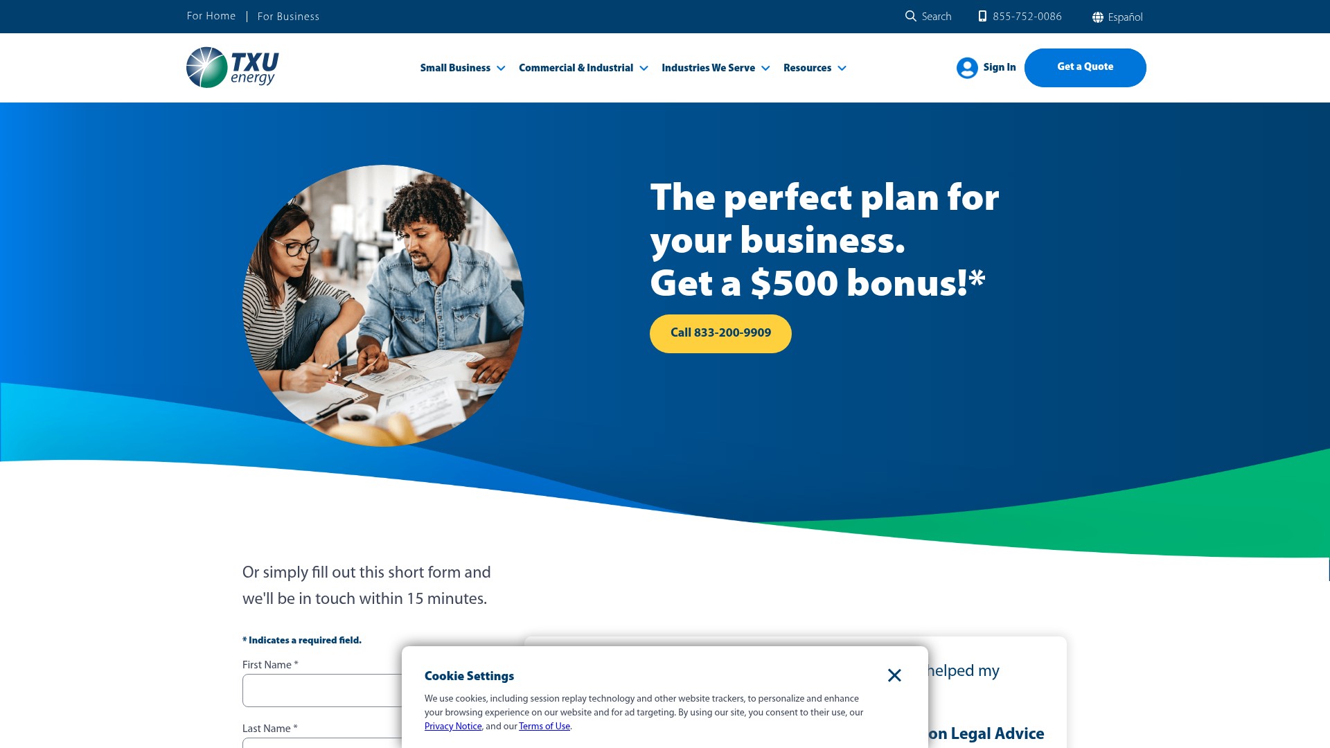 Landing Page