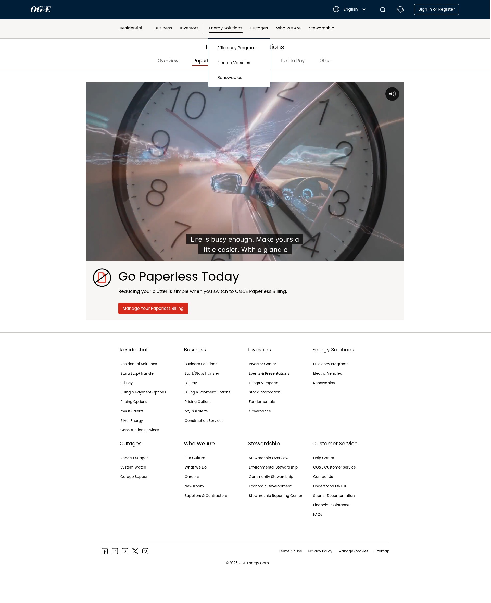 Landing Page
