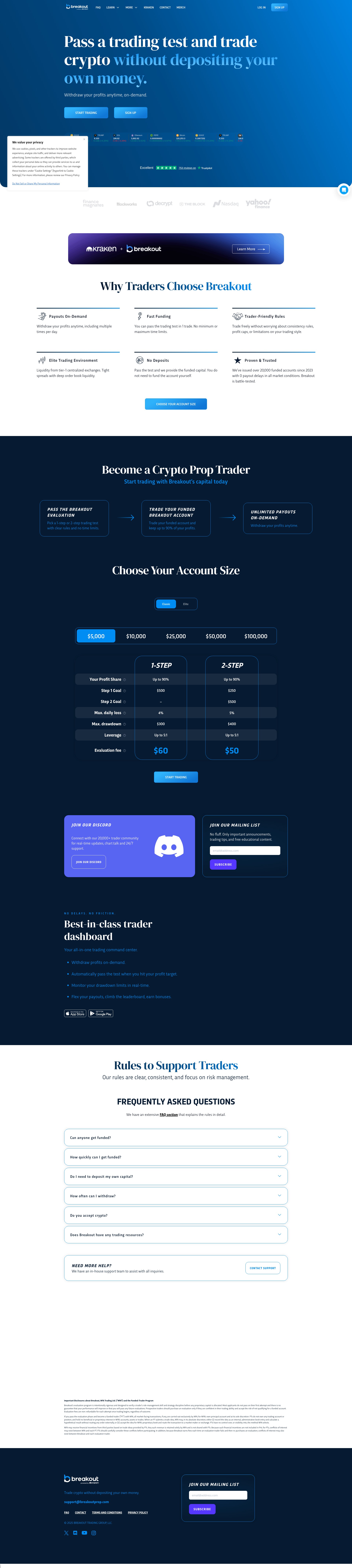 Landing Page