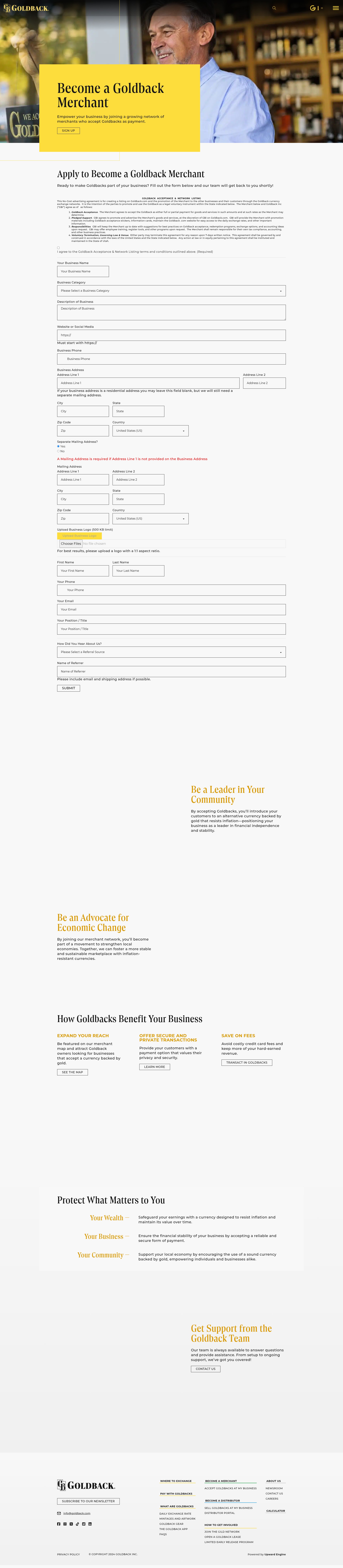 Landing Page