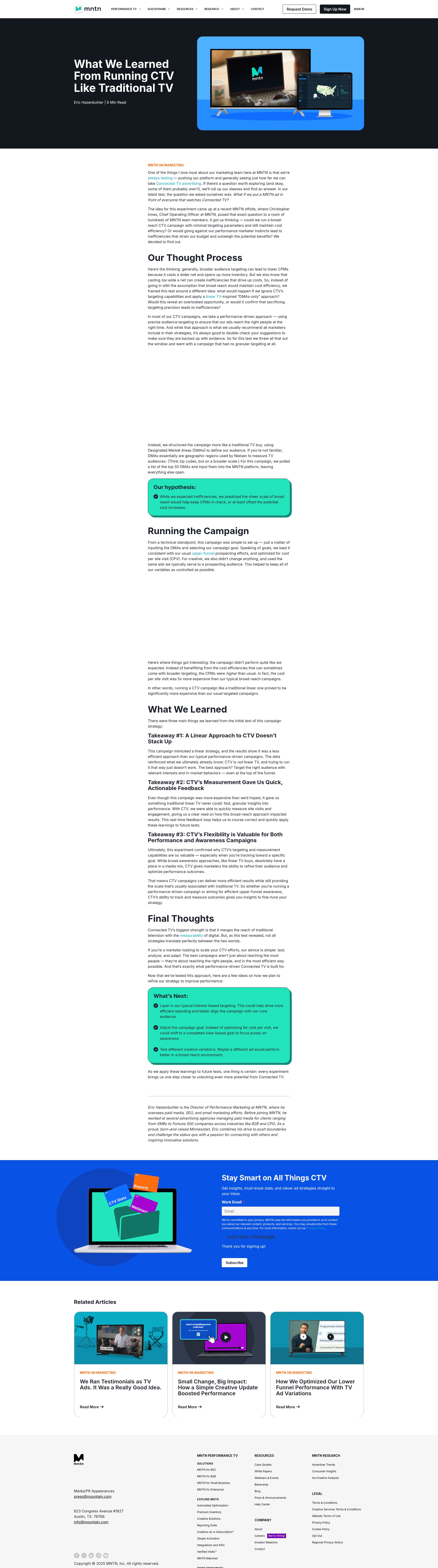Landing Page
