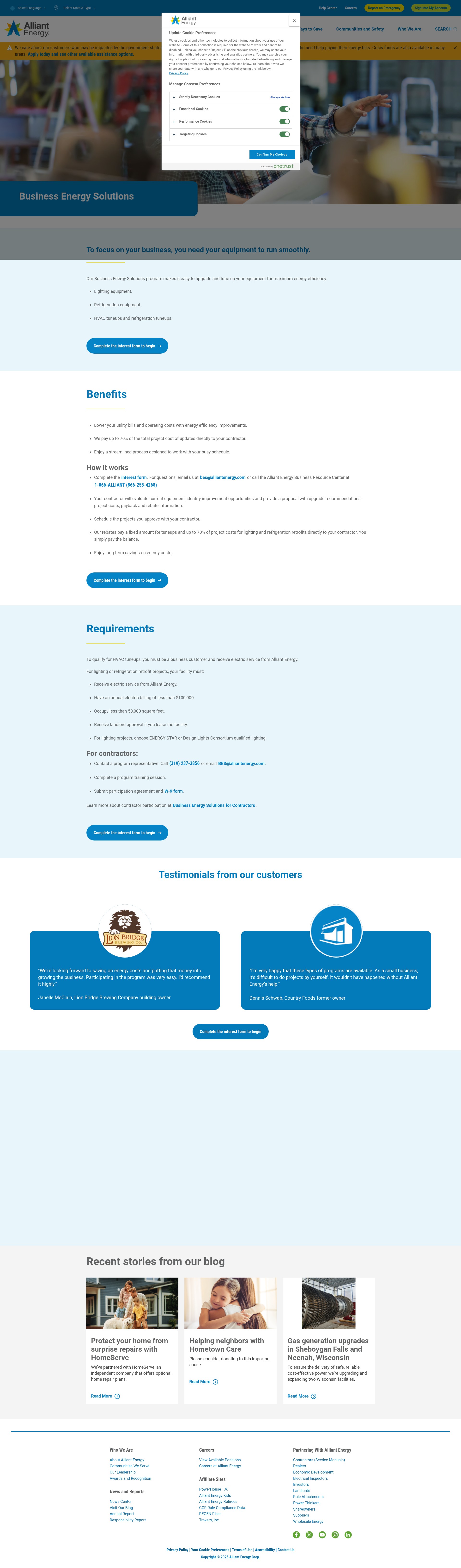 Landing Page