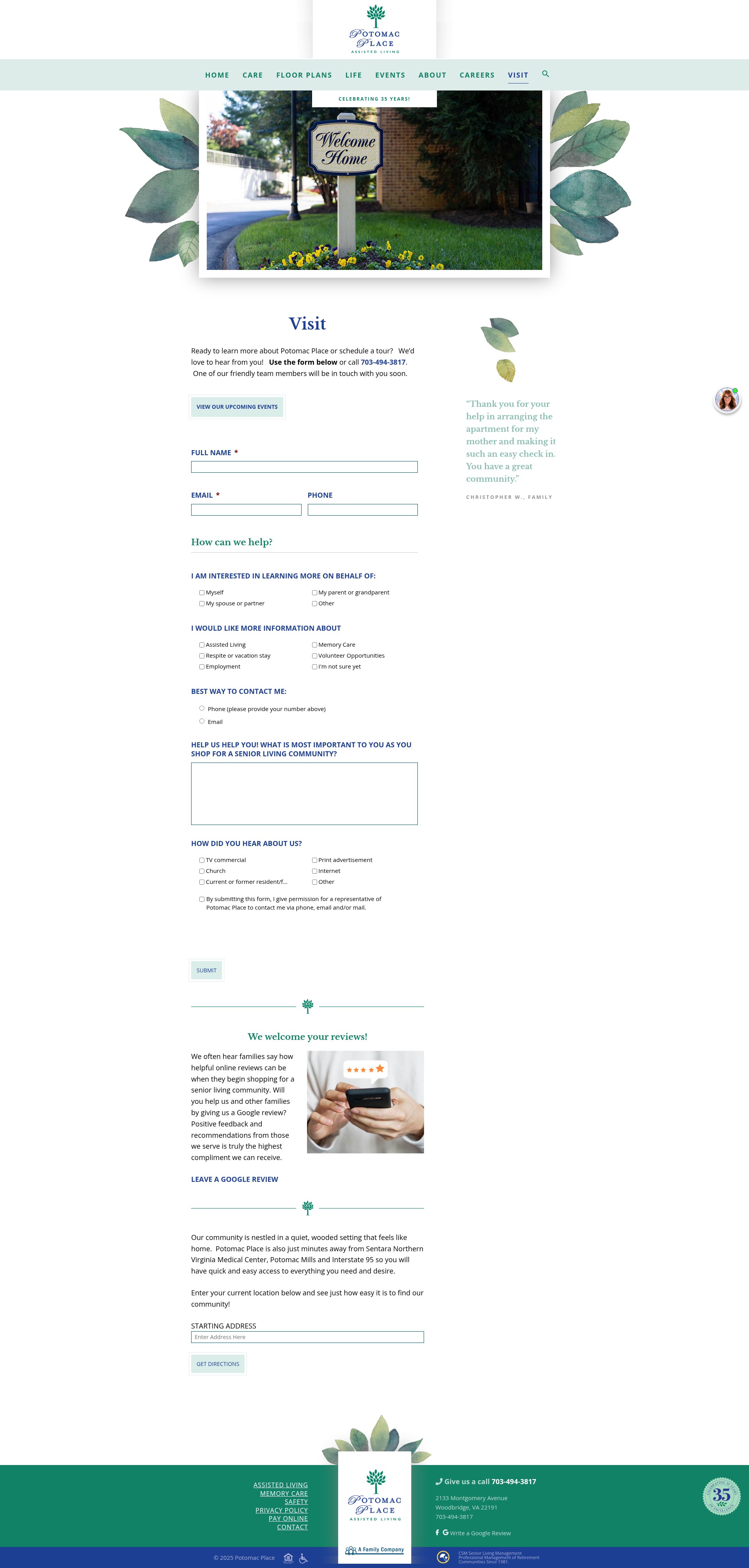 Landing Page