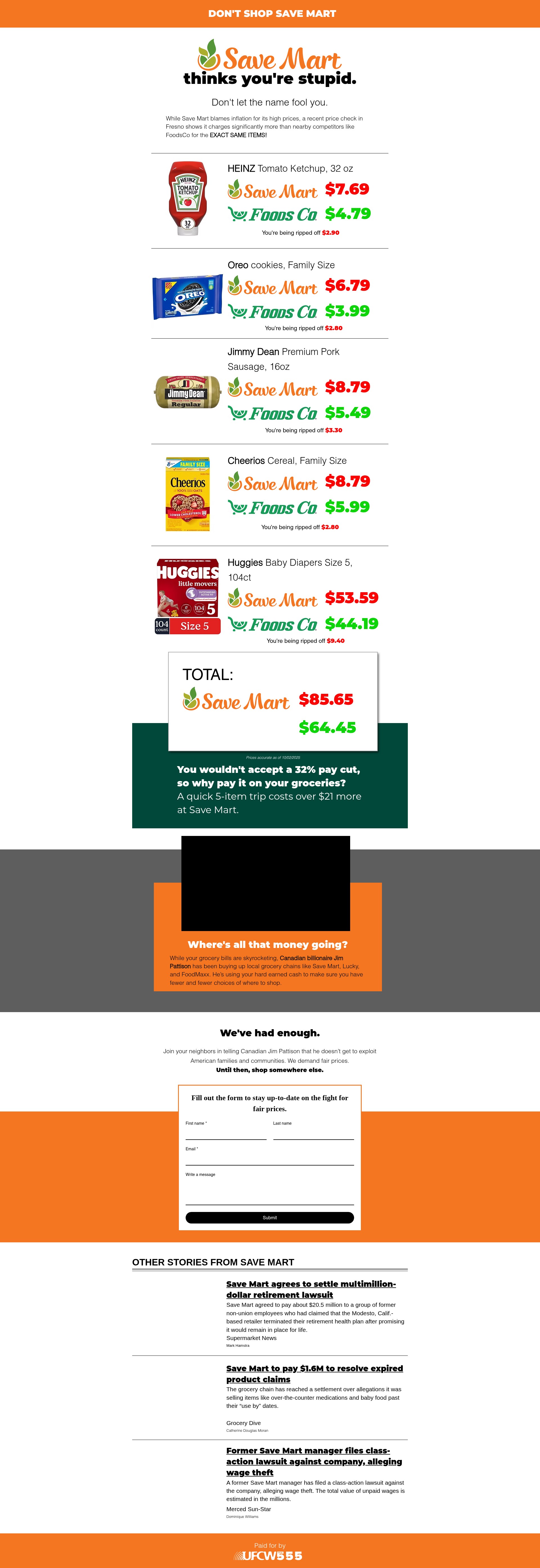 Landing Page