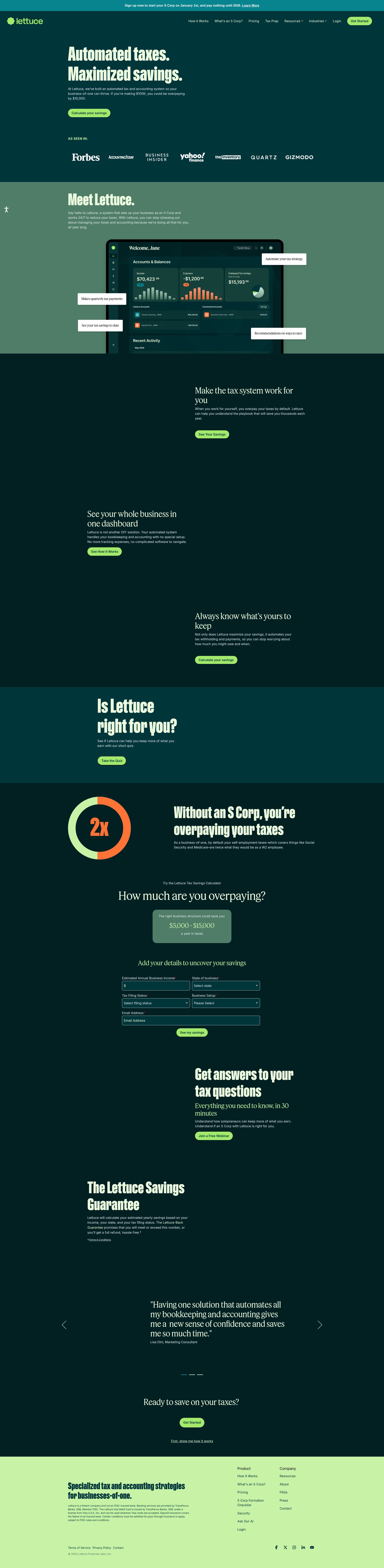 Landing Page