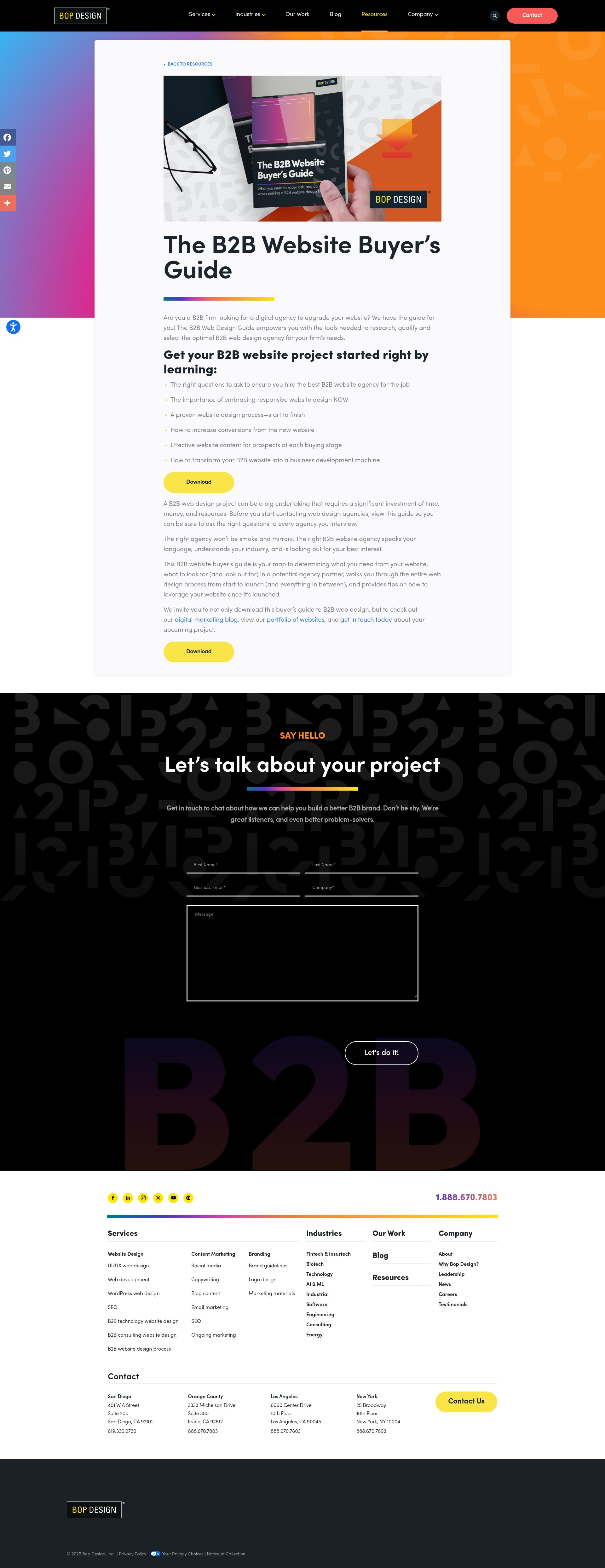 Landing Page