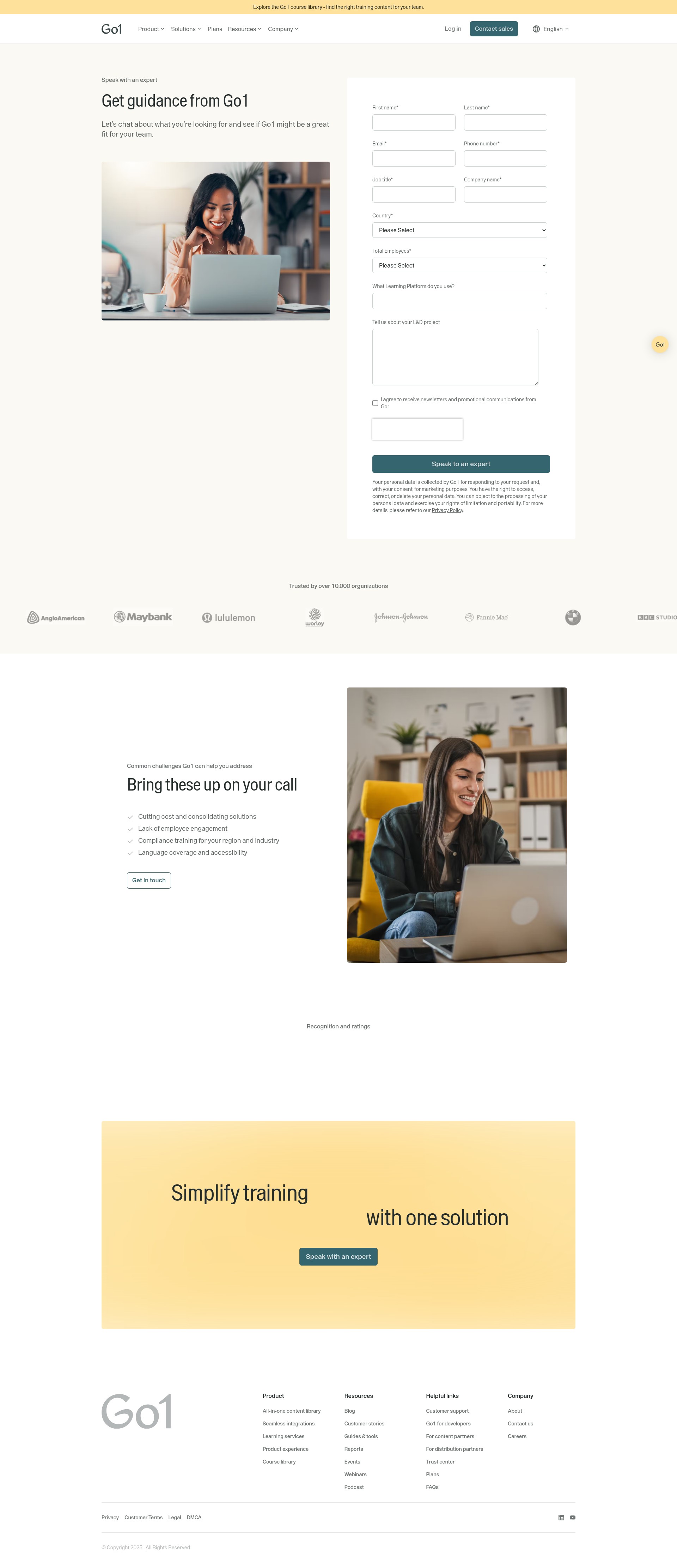Landing Page