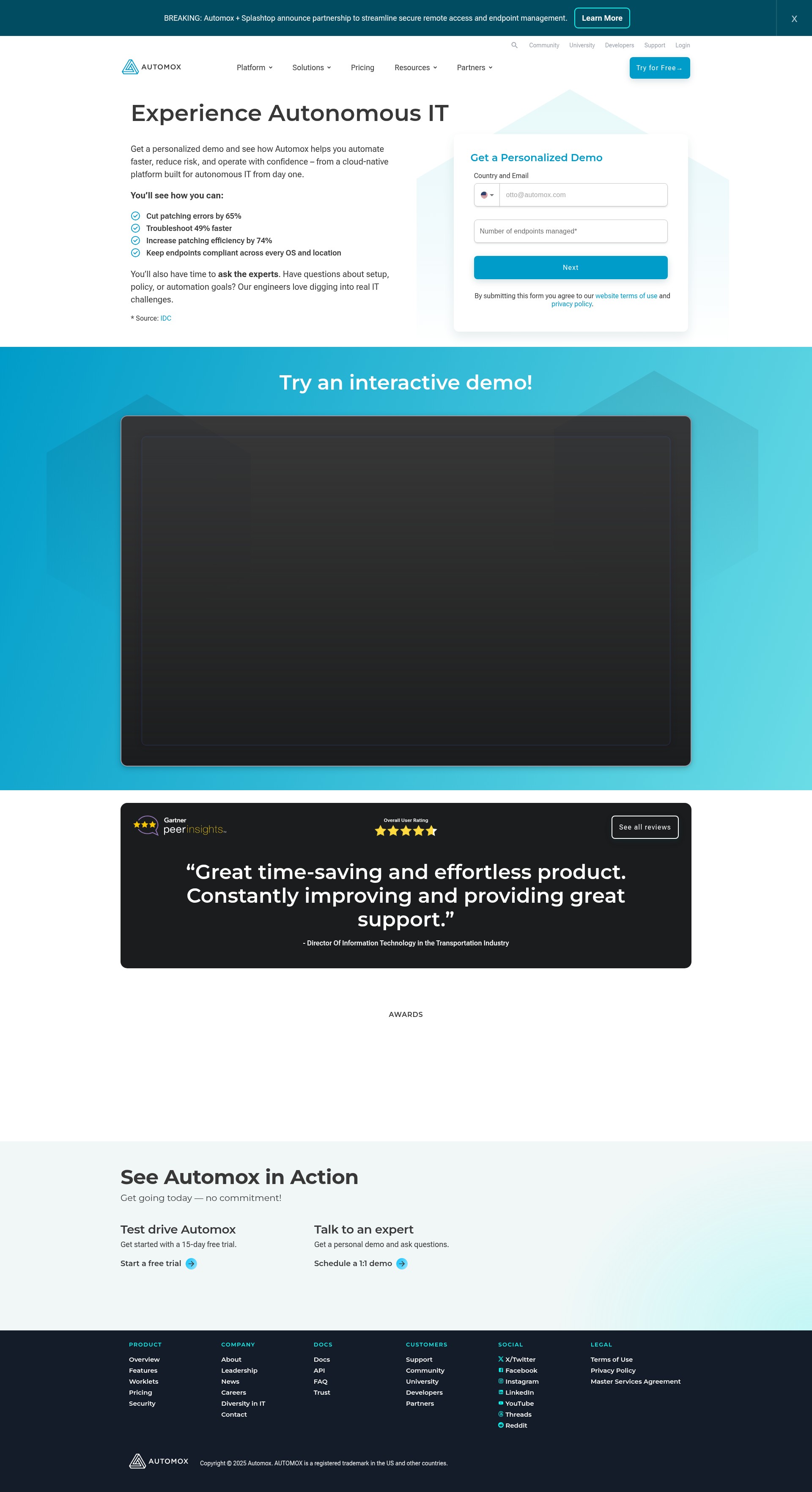 Landing Page