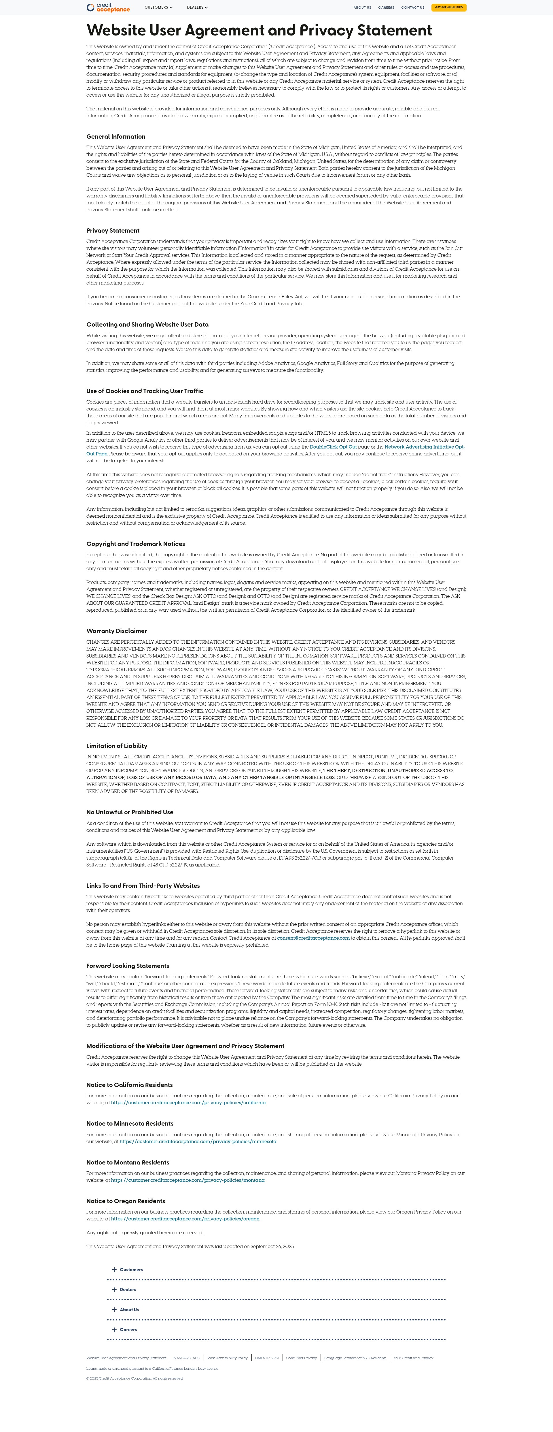 Landing Page