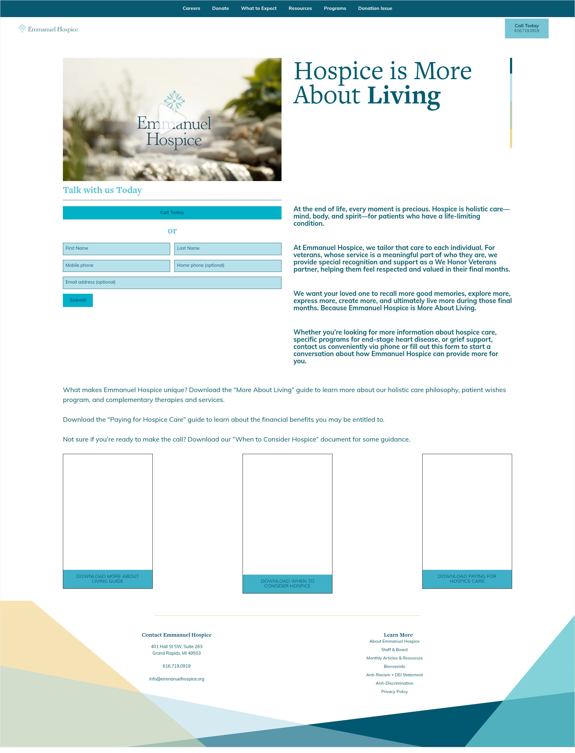 Landing Page