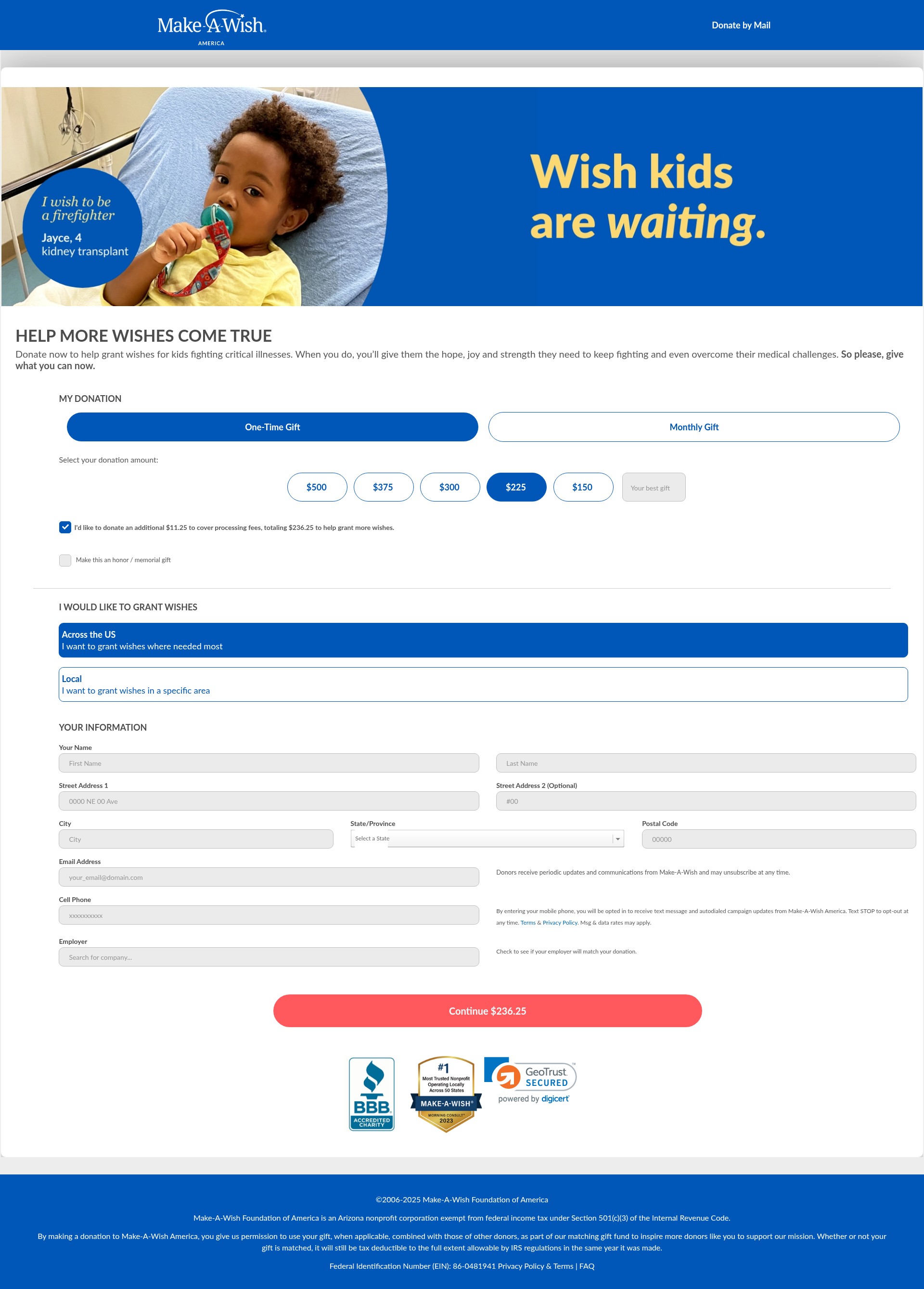 Landing Page