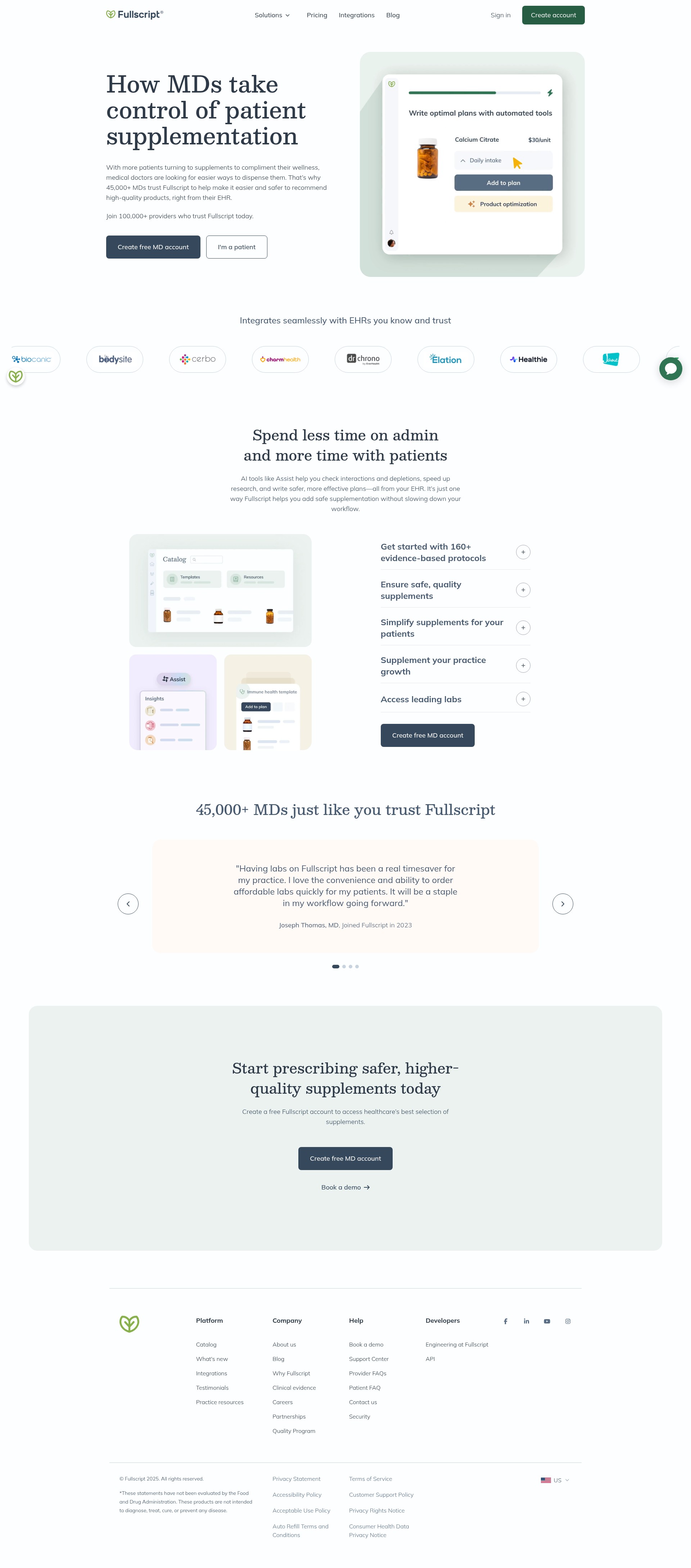Landing Page