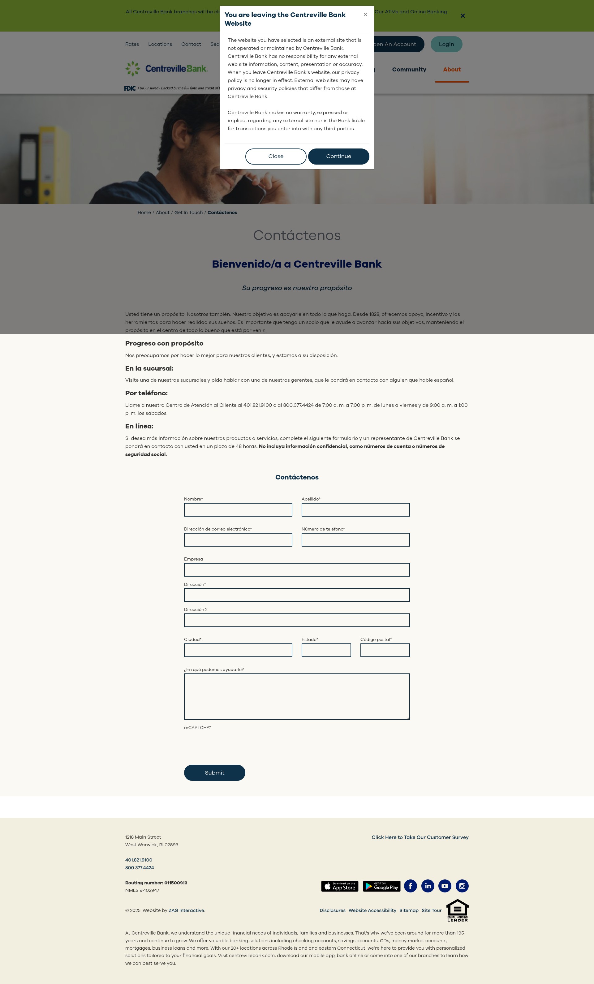 Landing Page