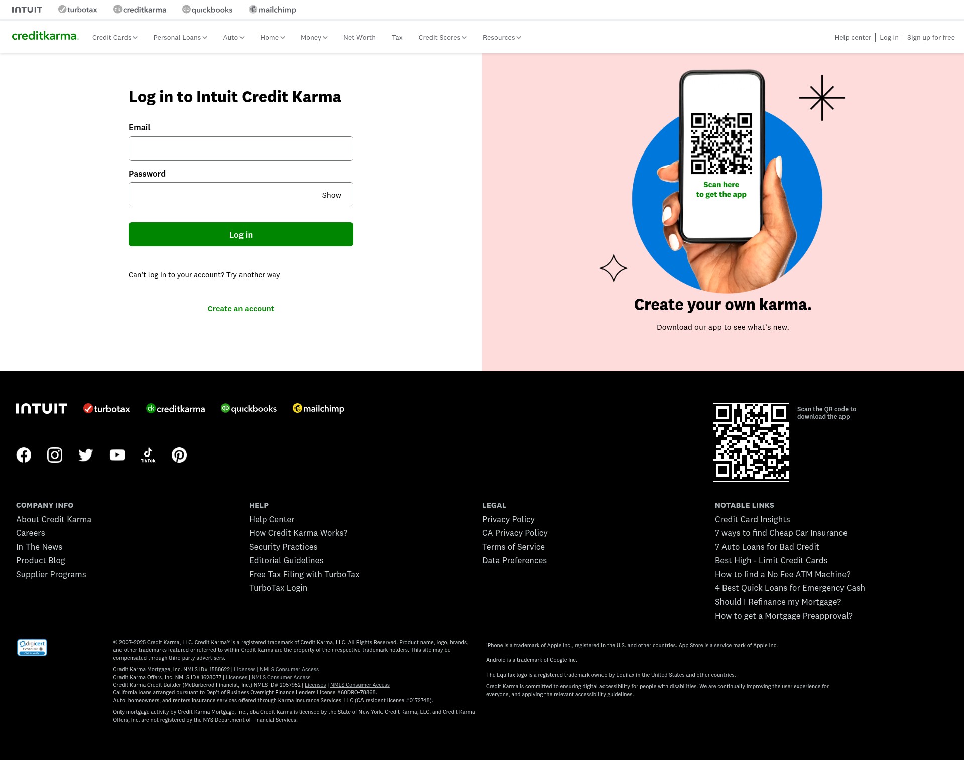 Landing Page