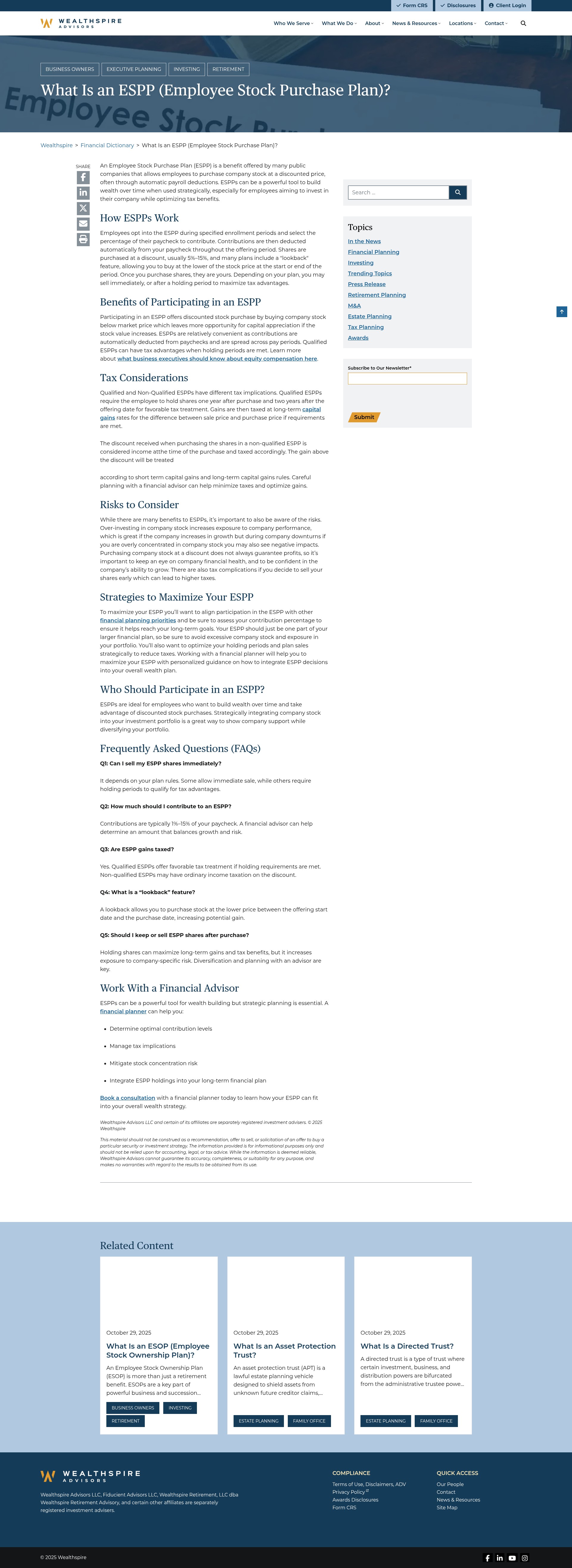 Landing Page