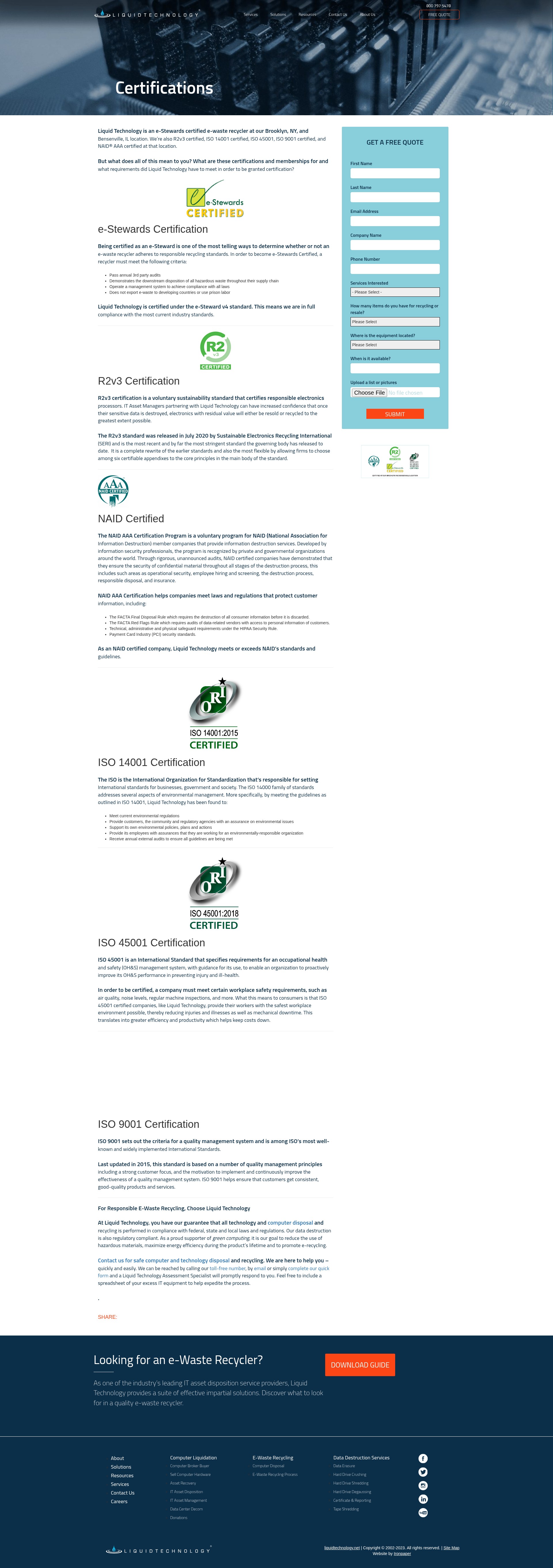 Landing Page
