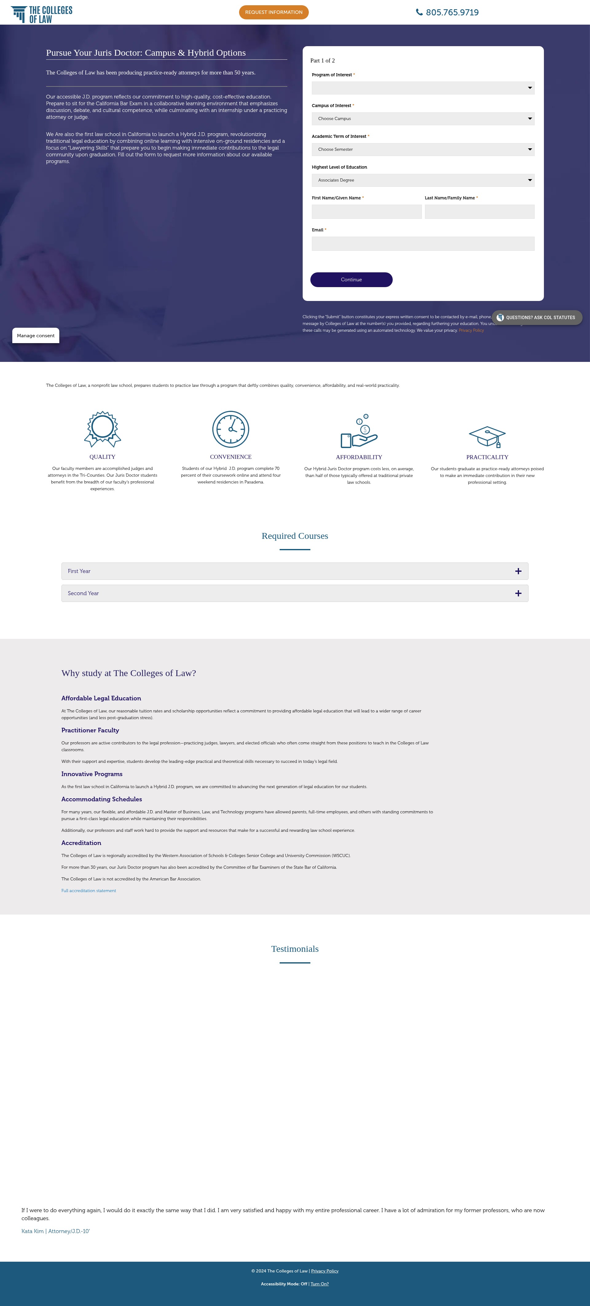 Landing Page