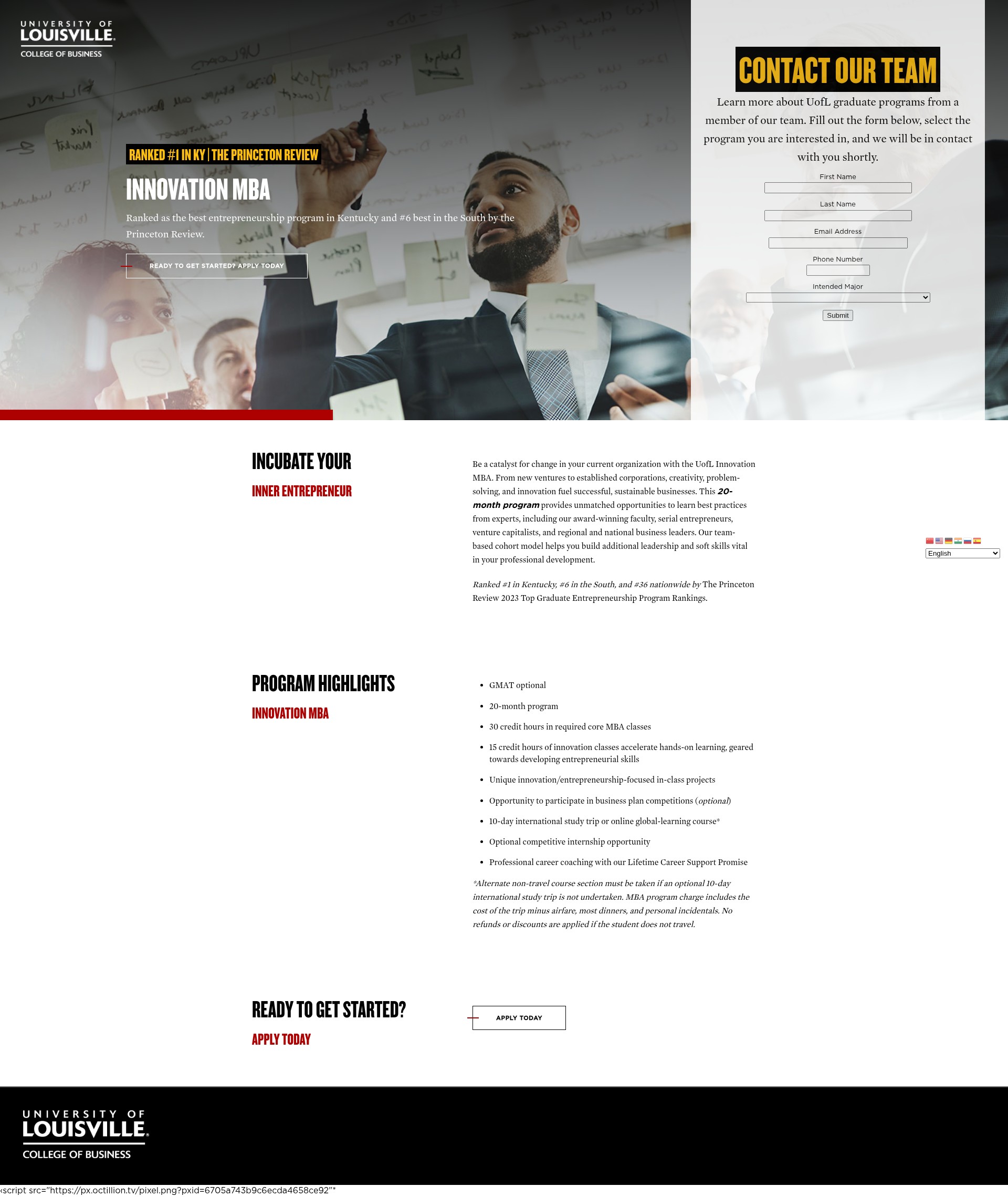 Landing Page