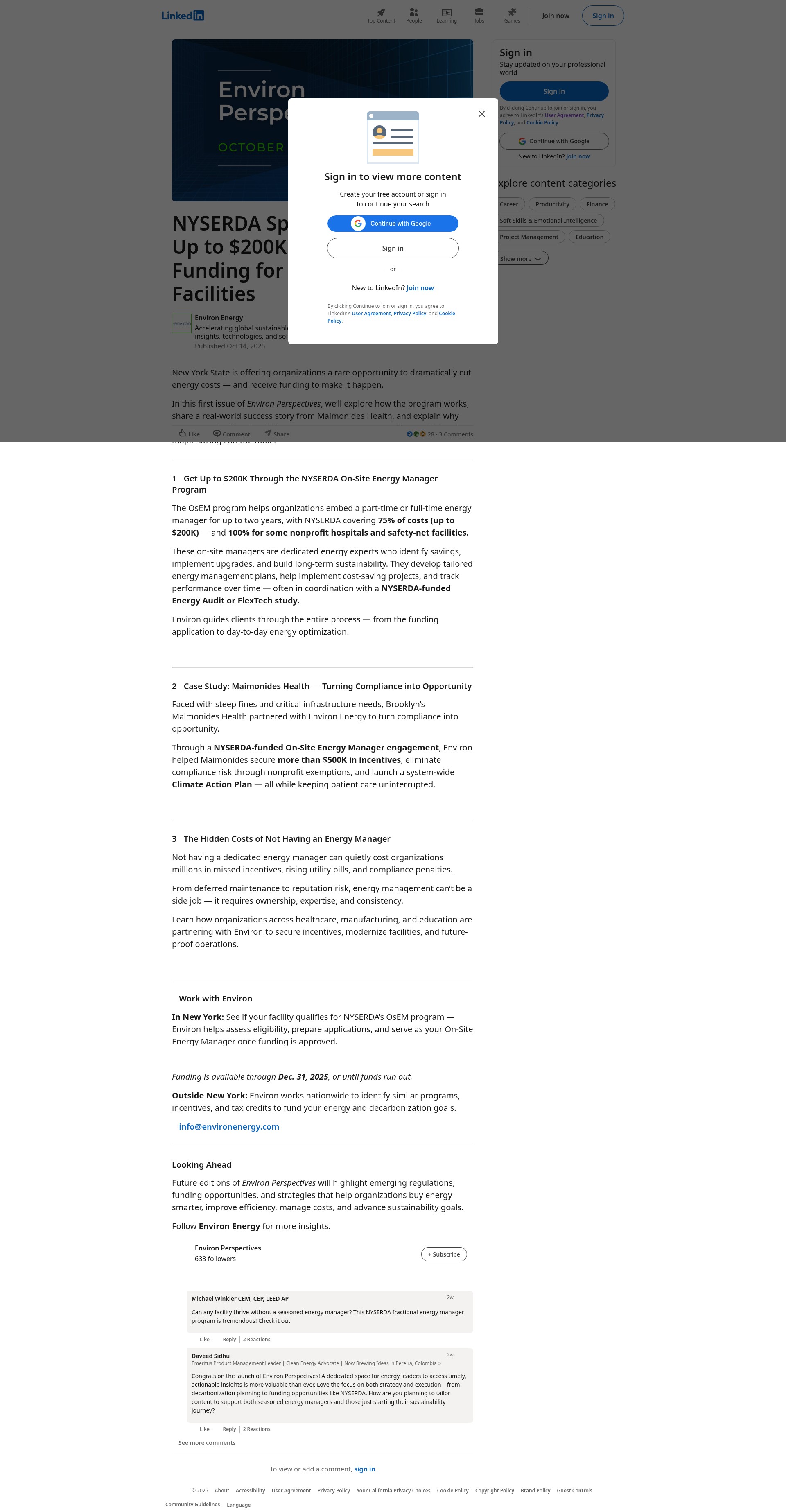 Landing Page
