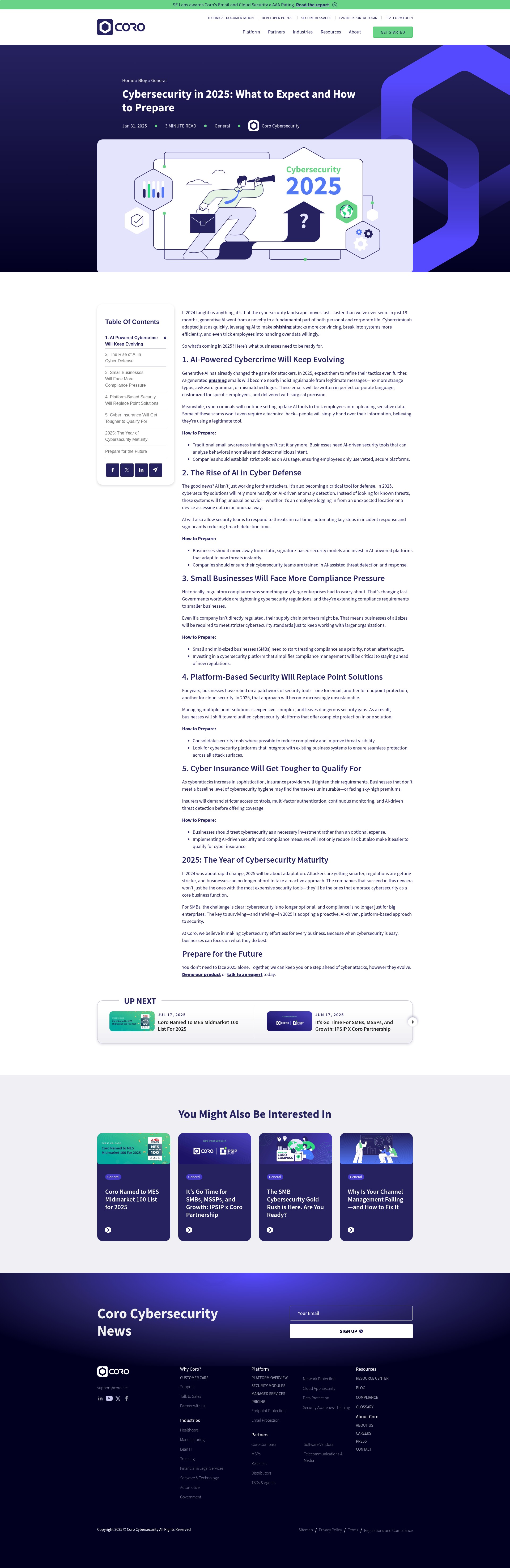 Landing Page