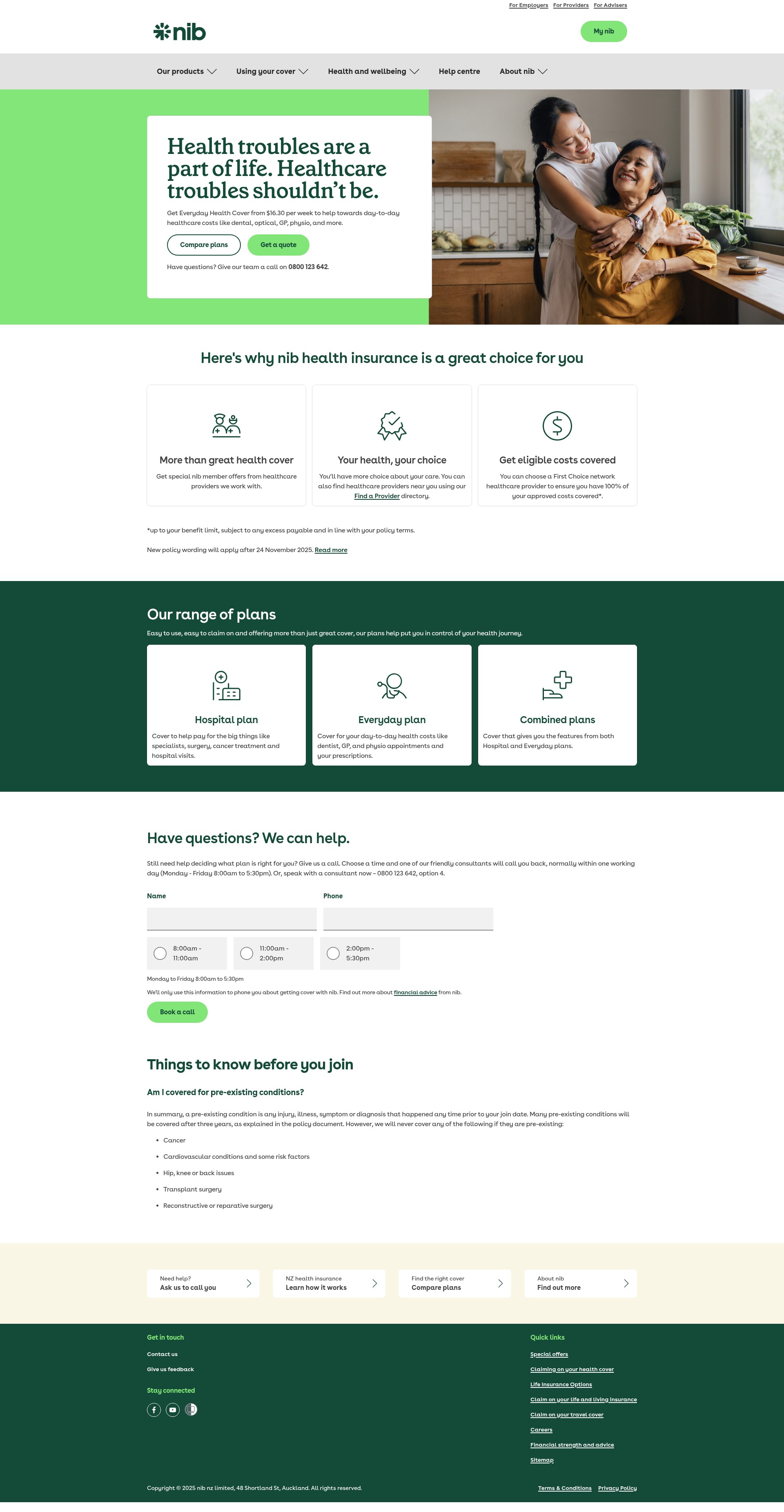 Landing Page