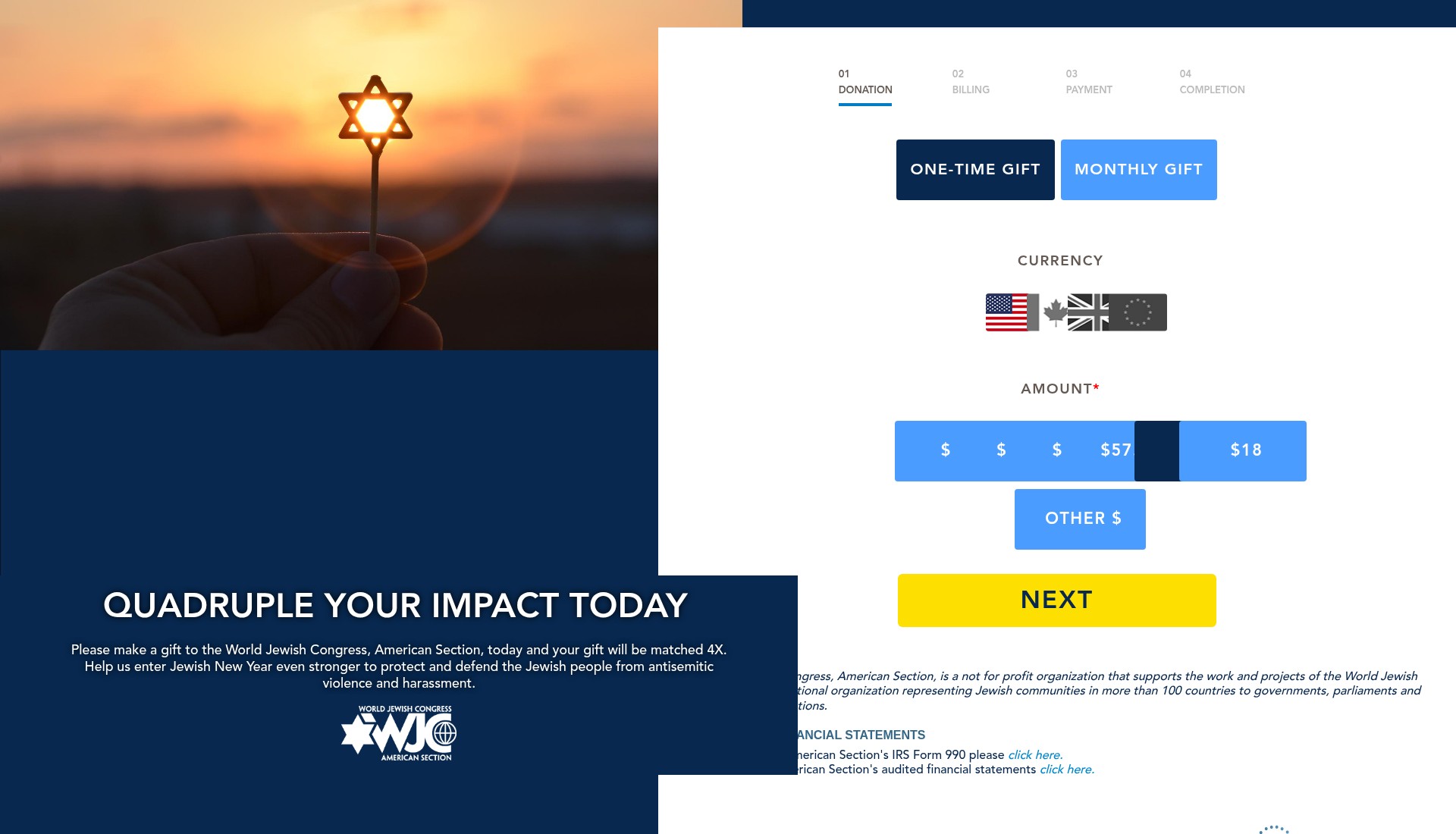 Landing Page