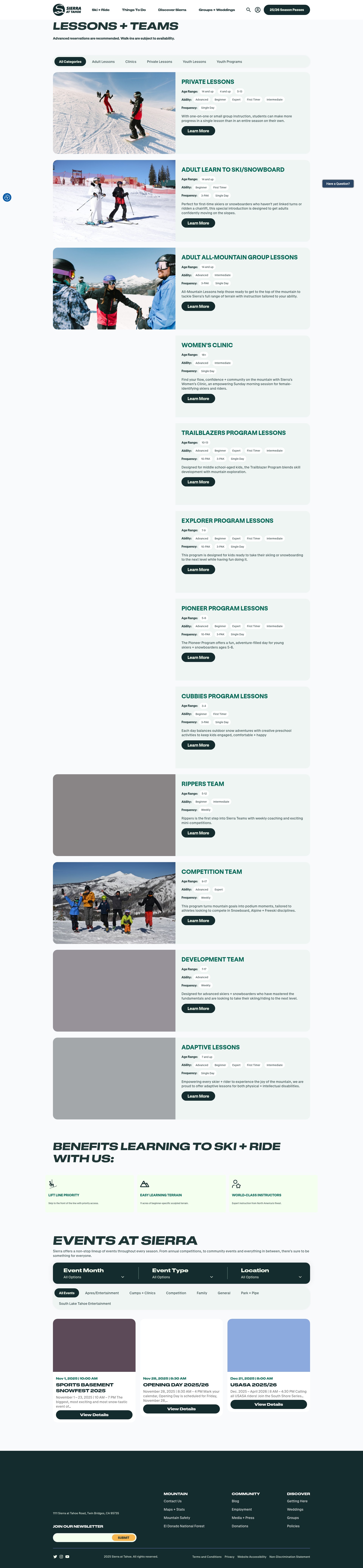 Landing Page