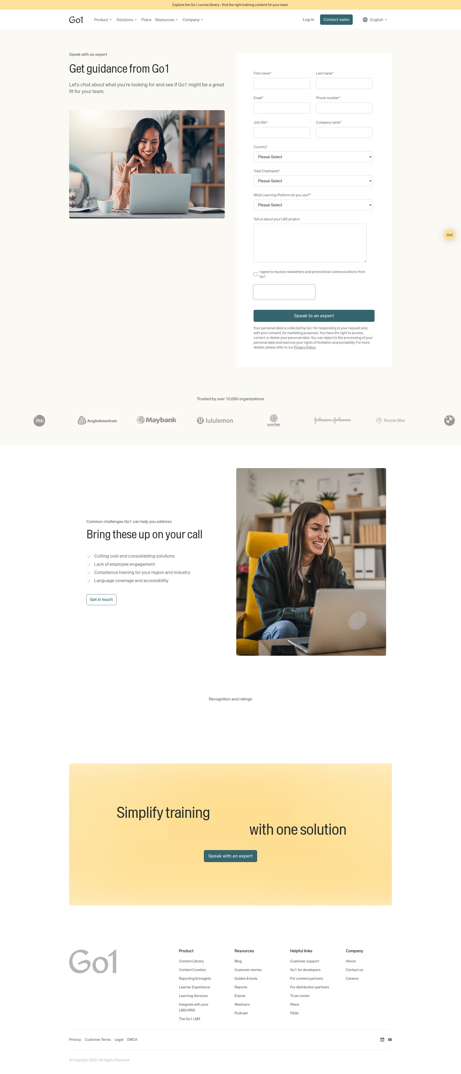 Landing Page
