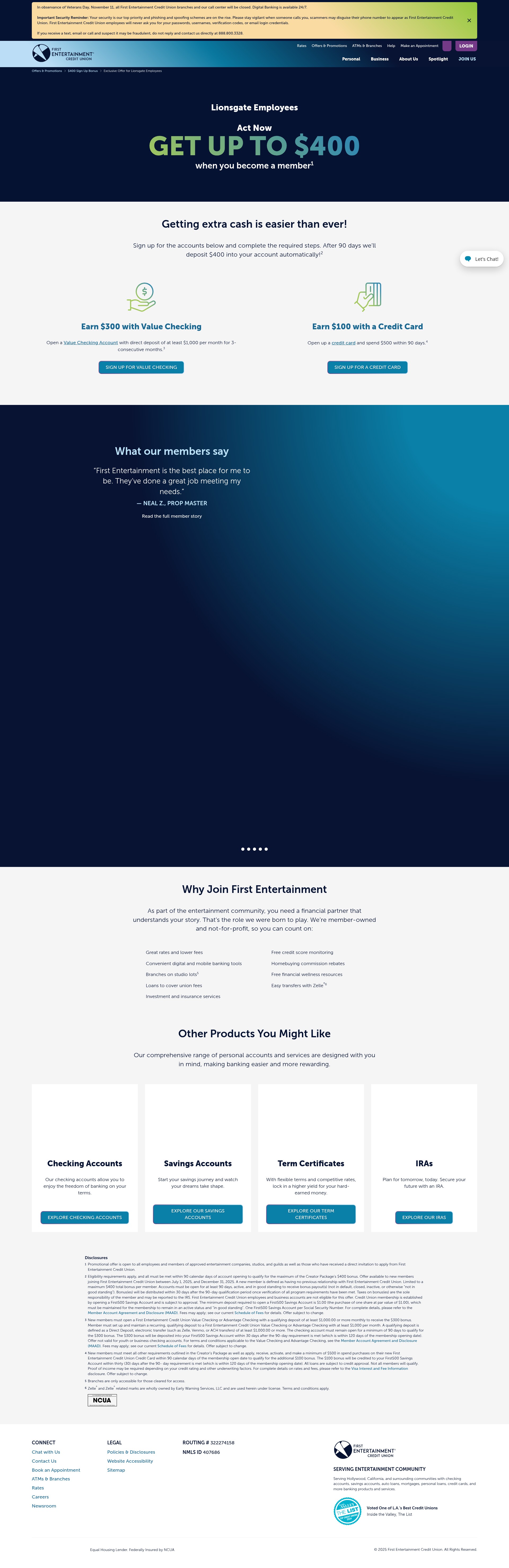 Landing Page