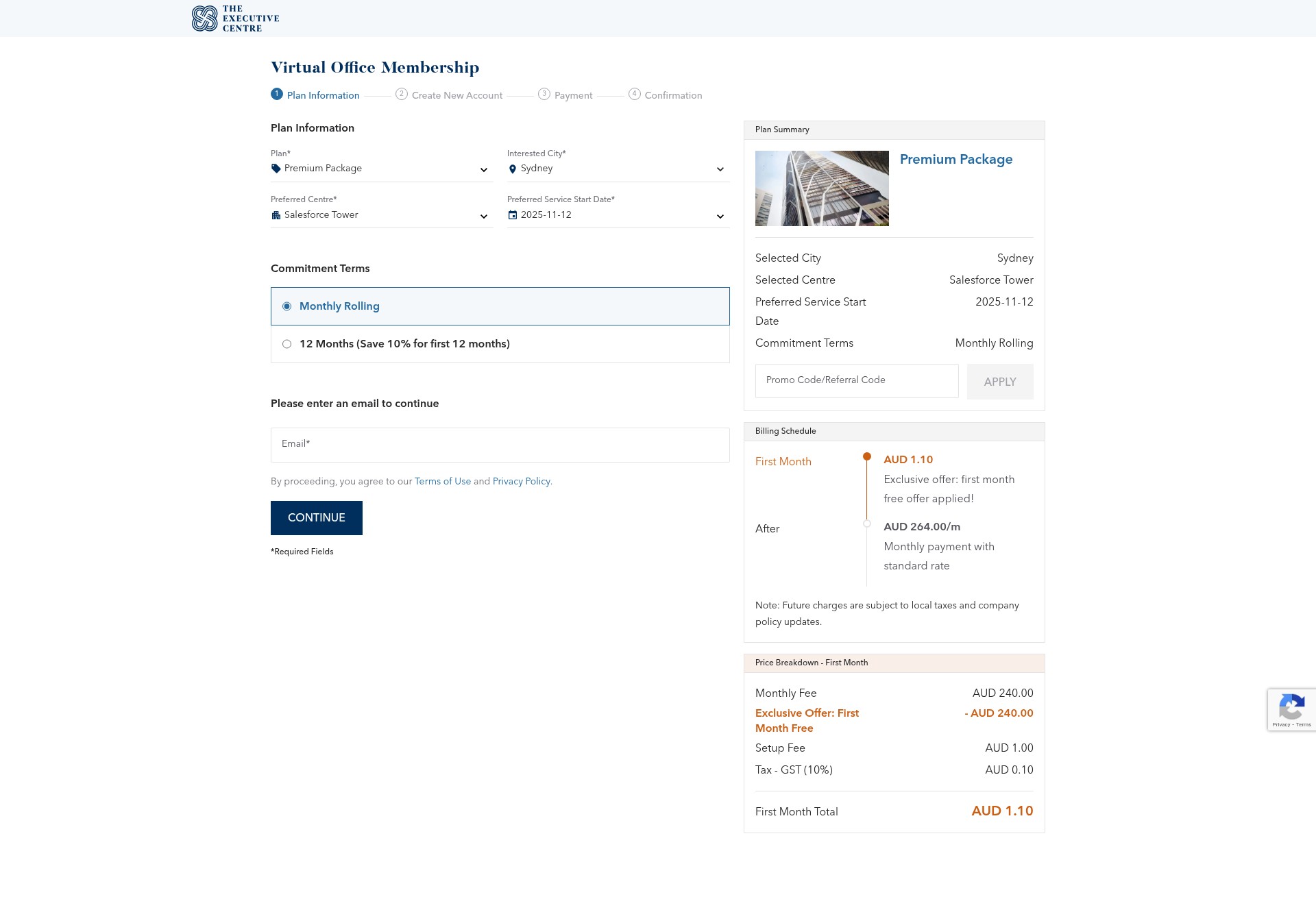 Landing Page