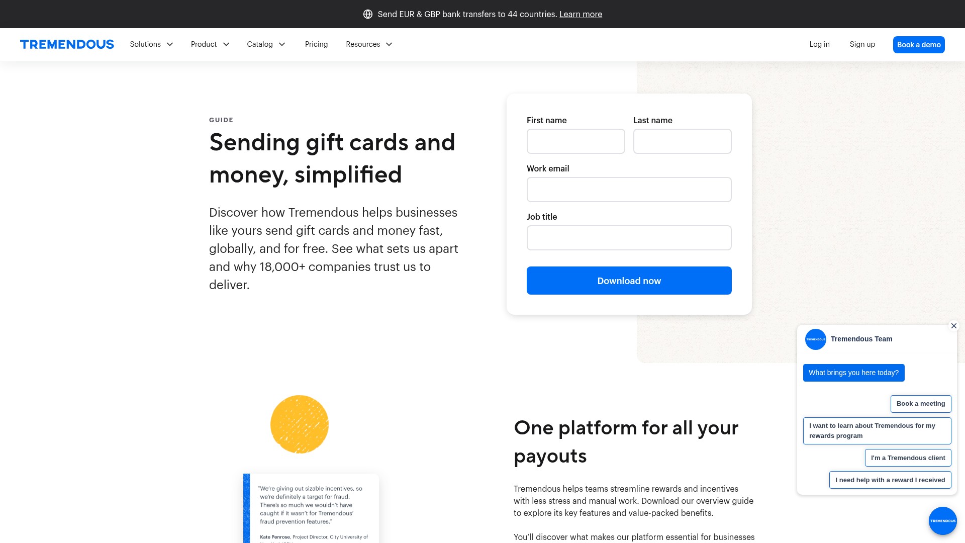 Landing Page