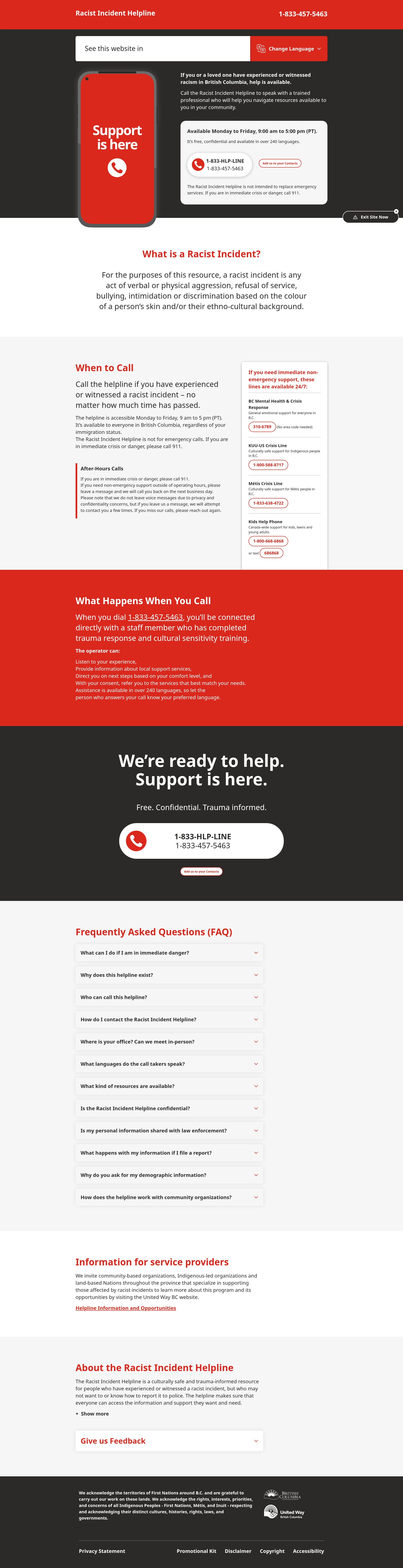 Landing Page
