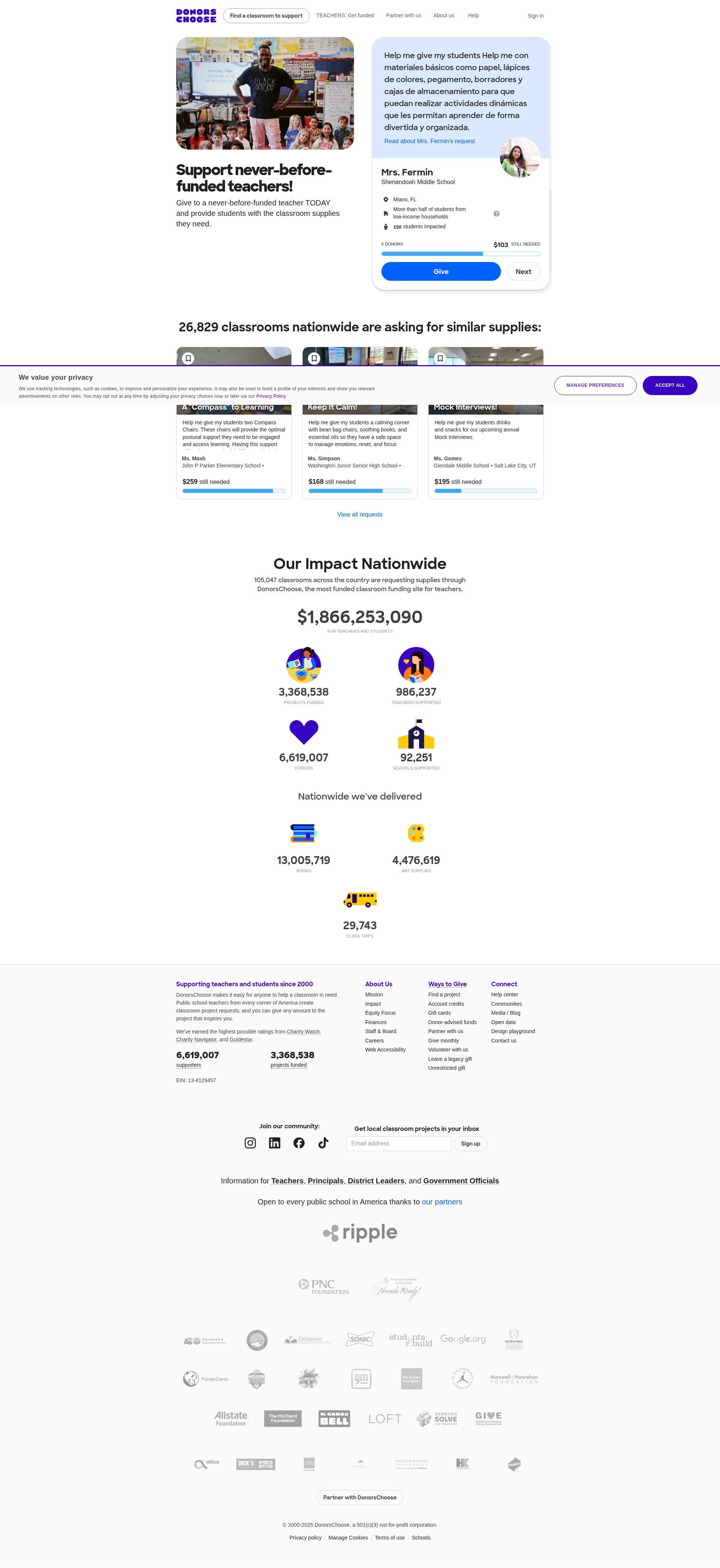 Landing Page