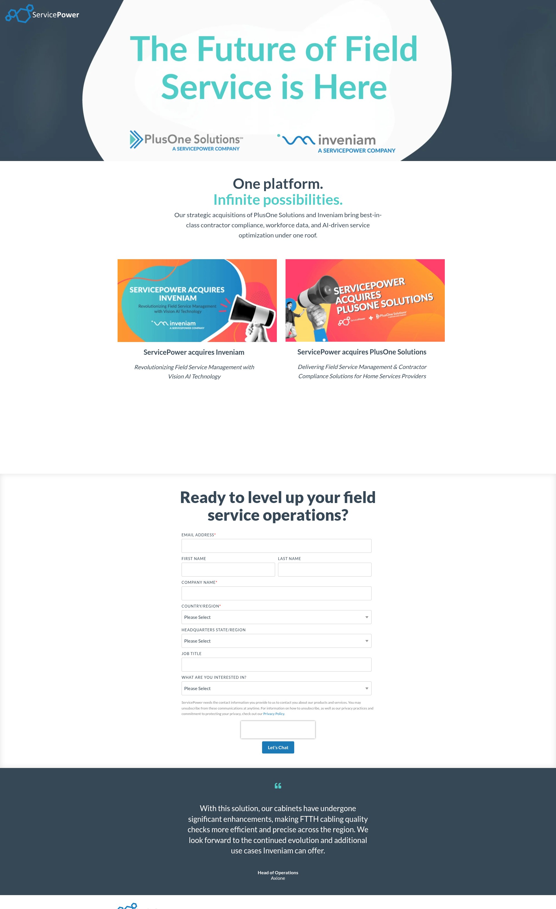 Landing Page