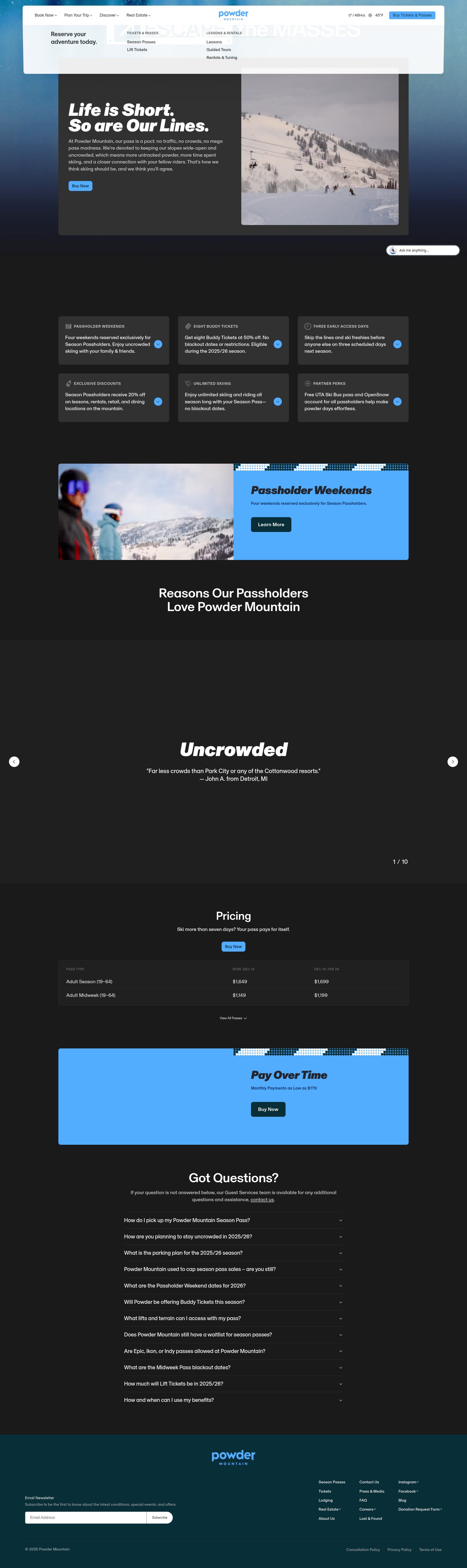 Landing Page