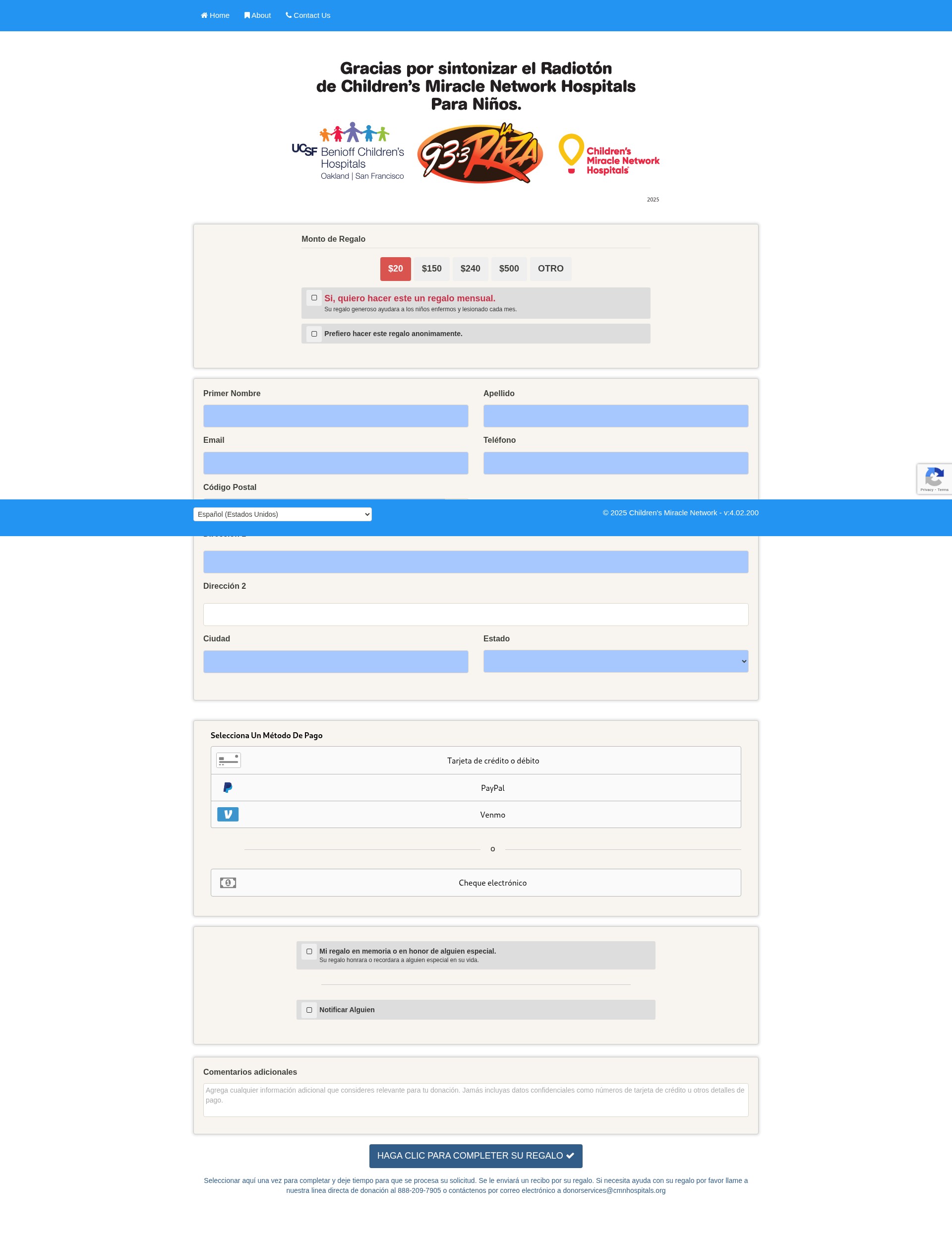 Landing Page
