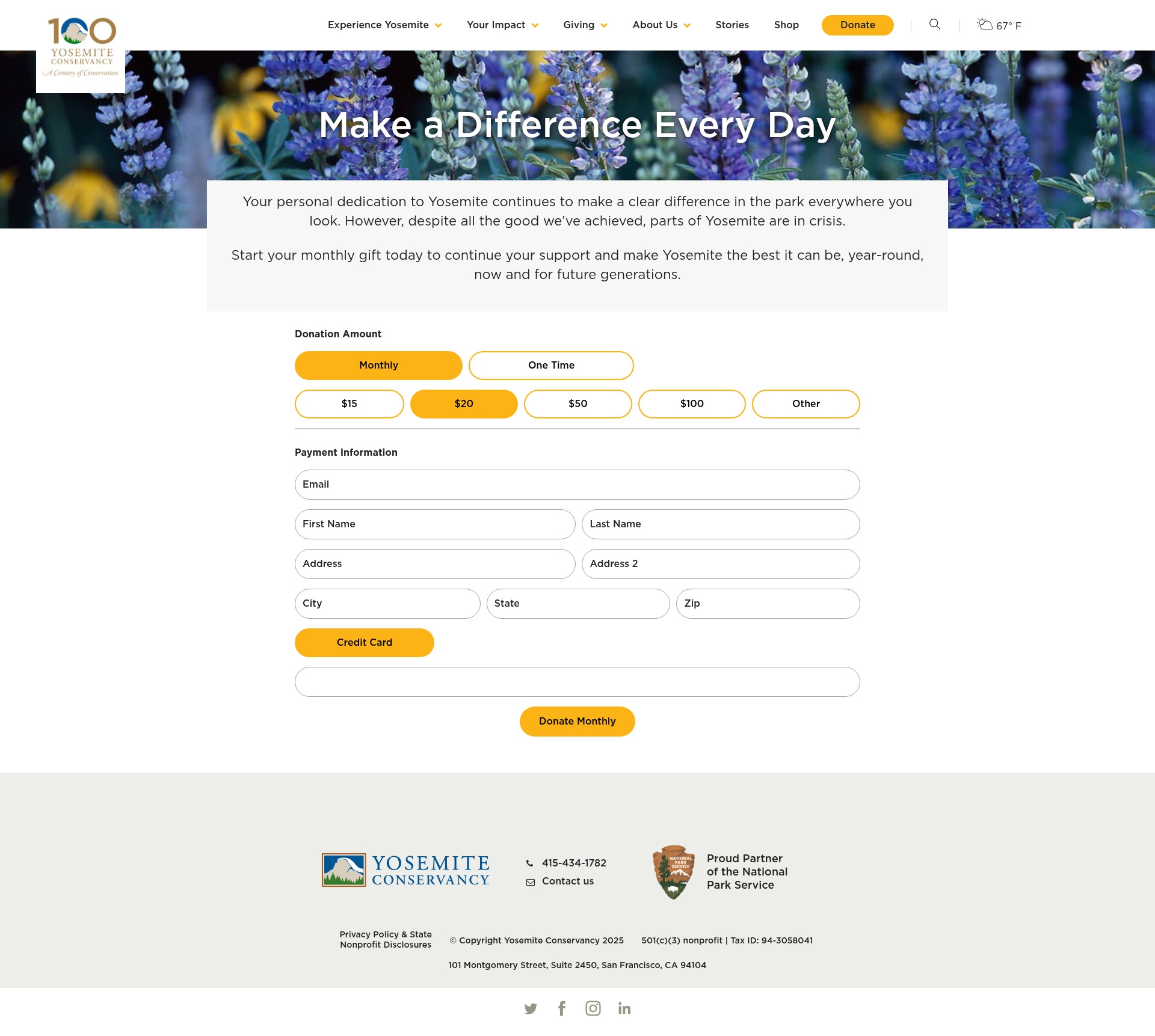 Landing Page