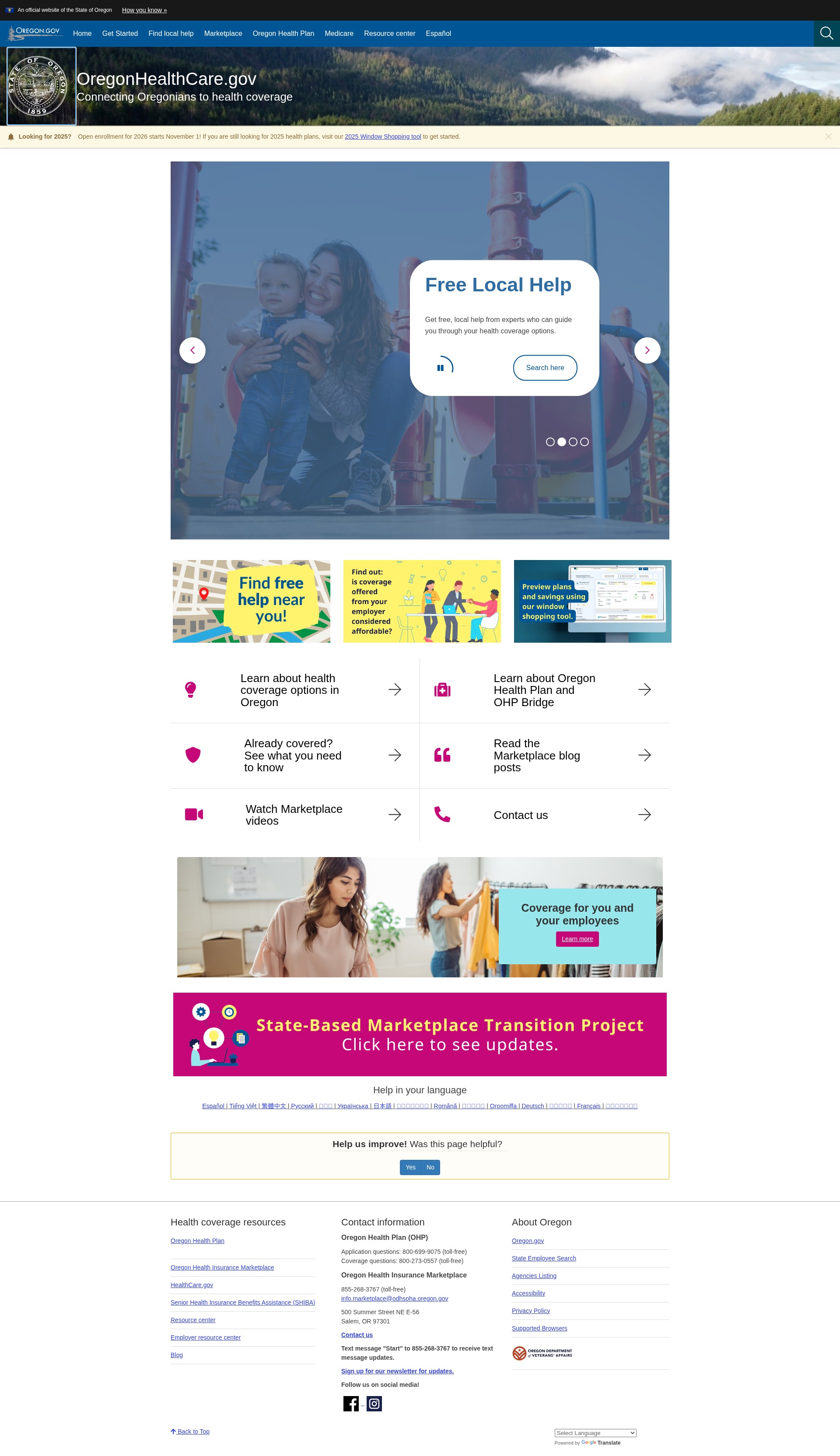 Landing Page