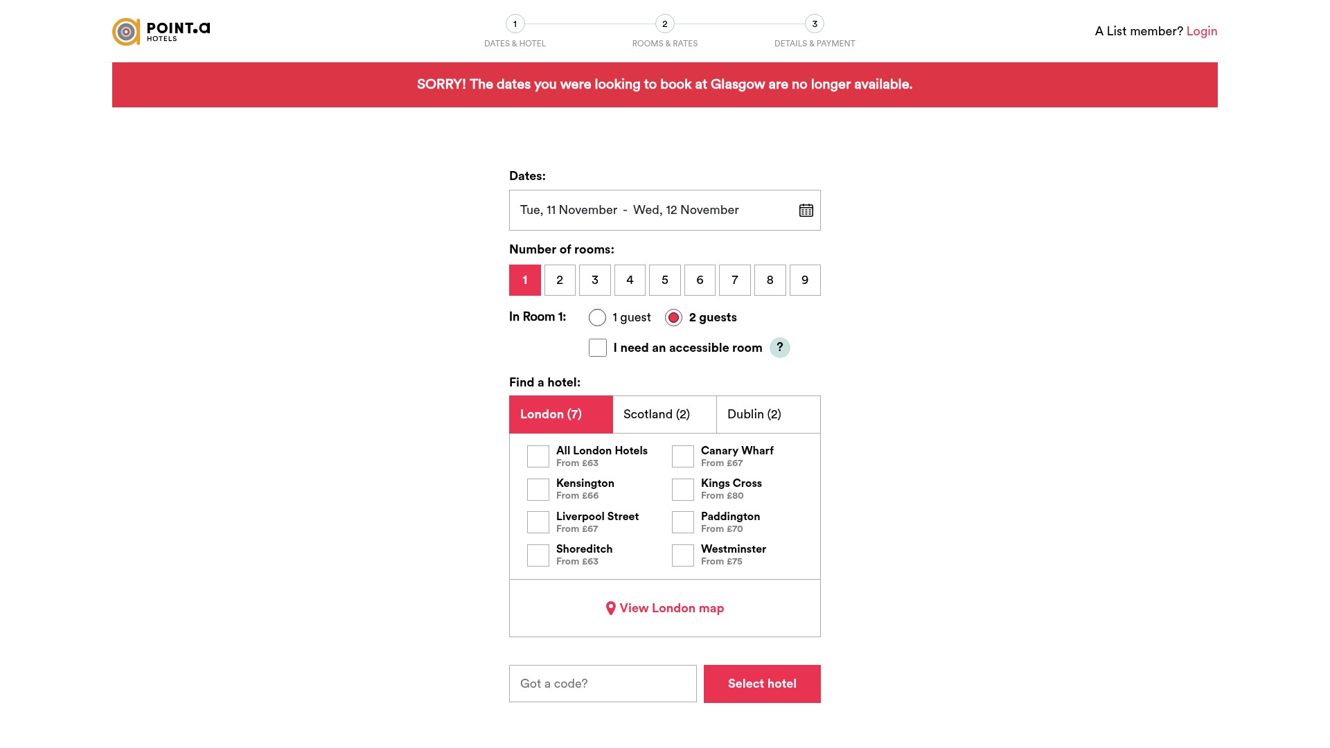 Landing Page