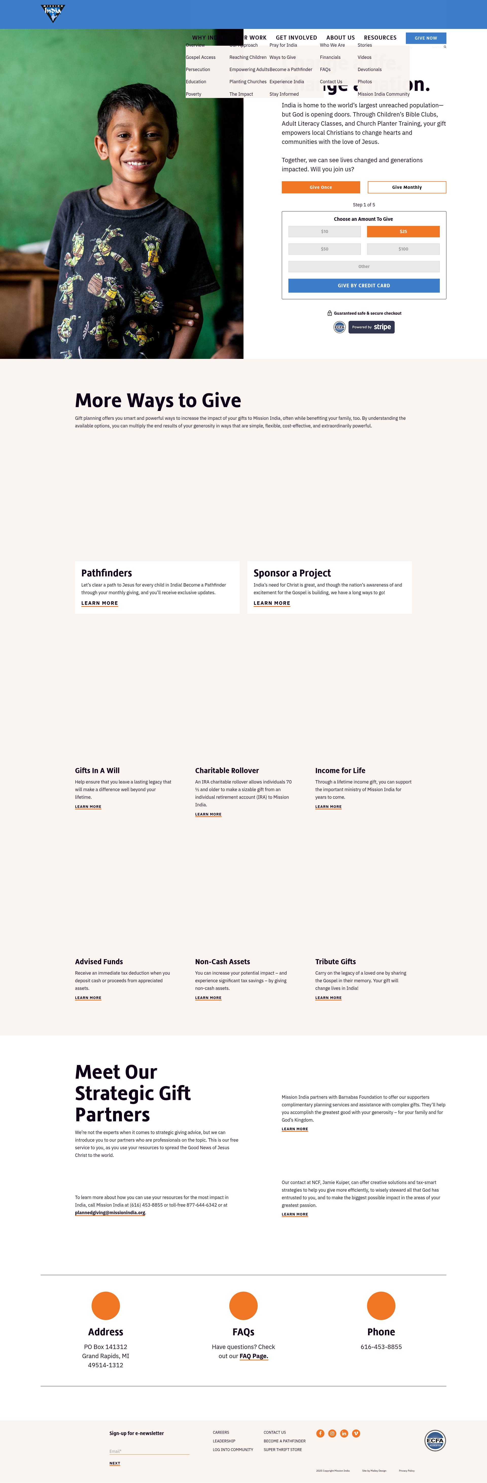 Landing Page