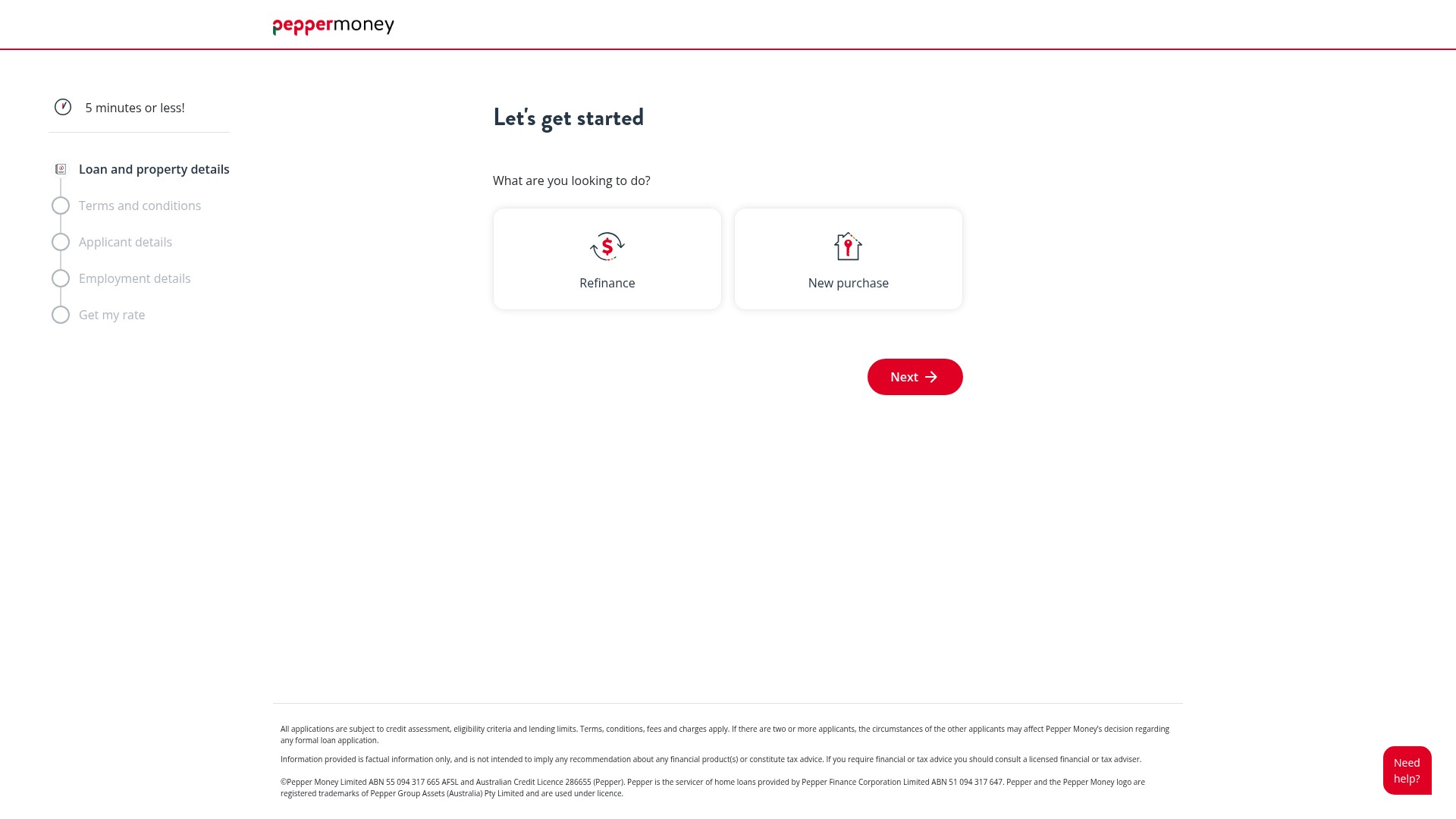 Landing Page