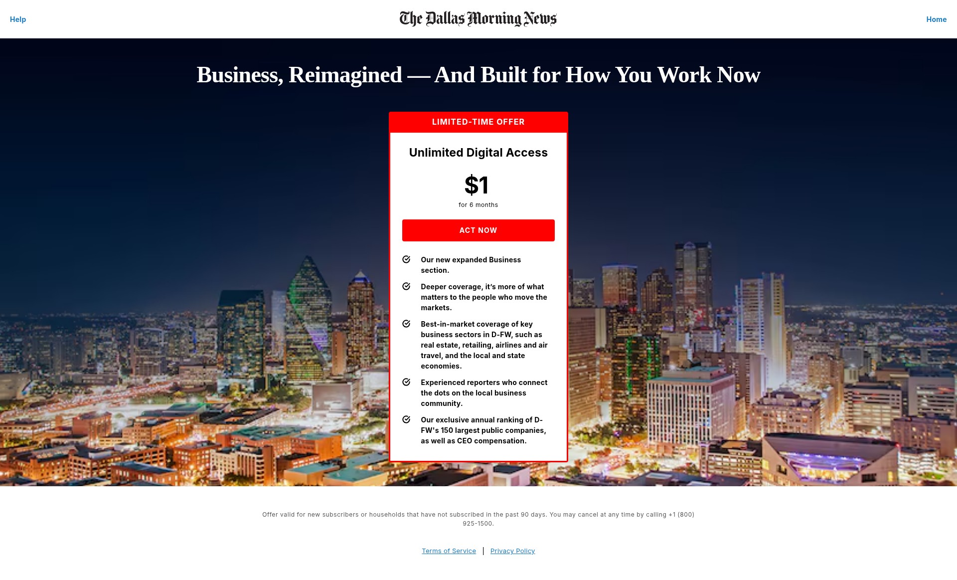 Landing Page