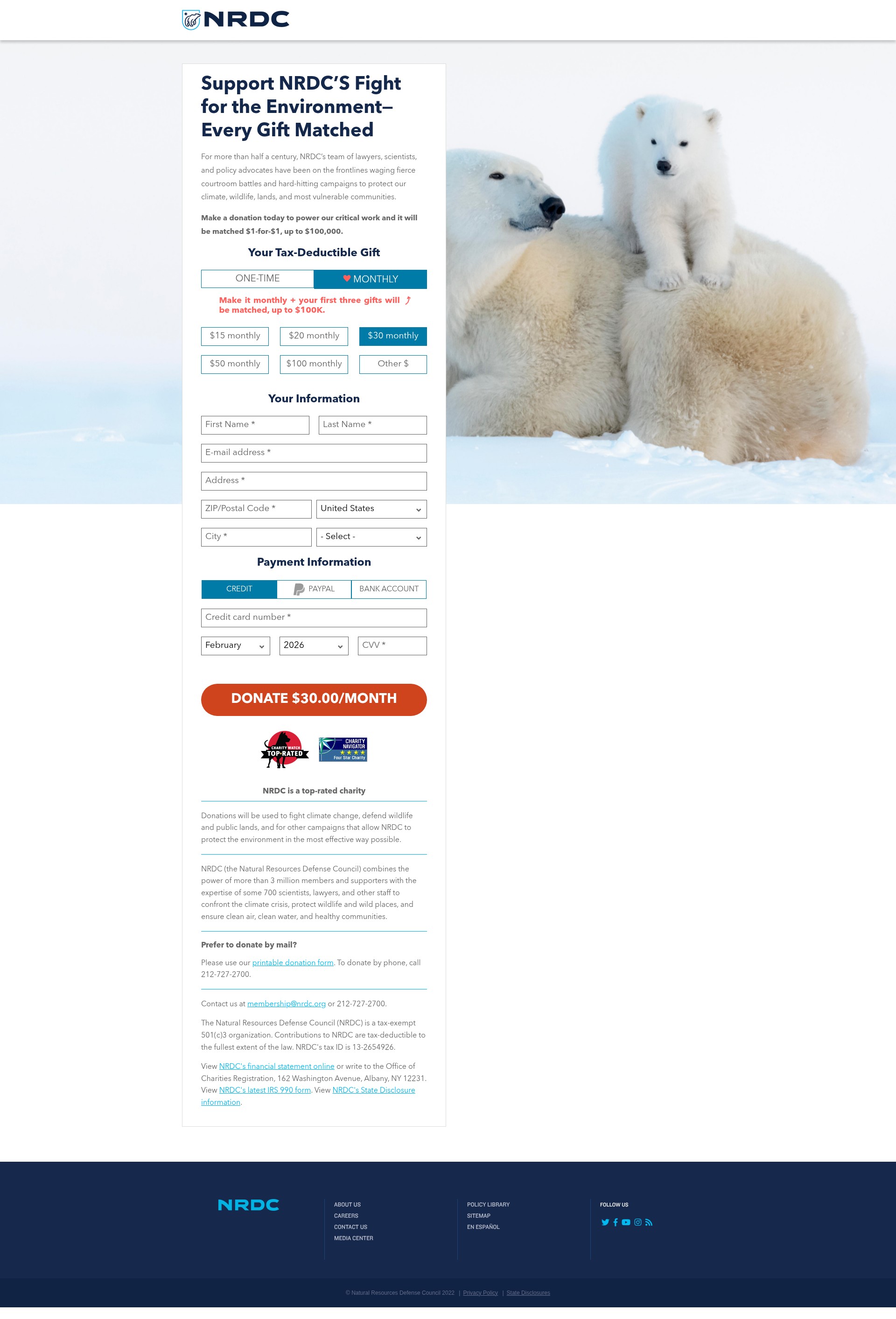 Landing Page
